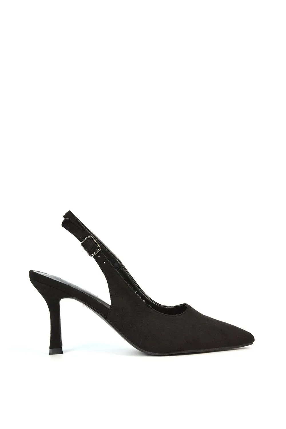 'Valerie' Stiletto High Heel Closed Toe Slingback Court Shoes