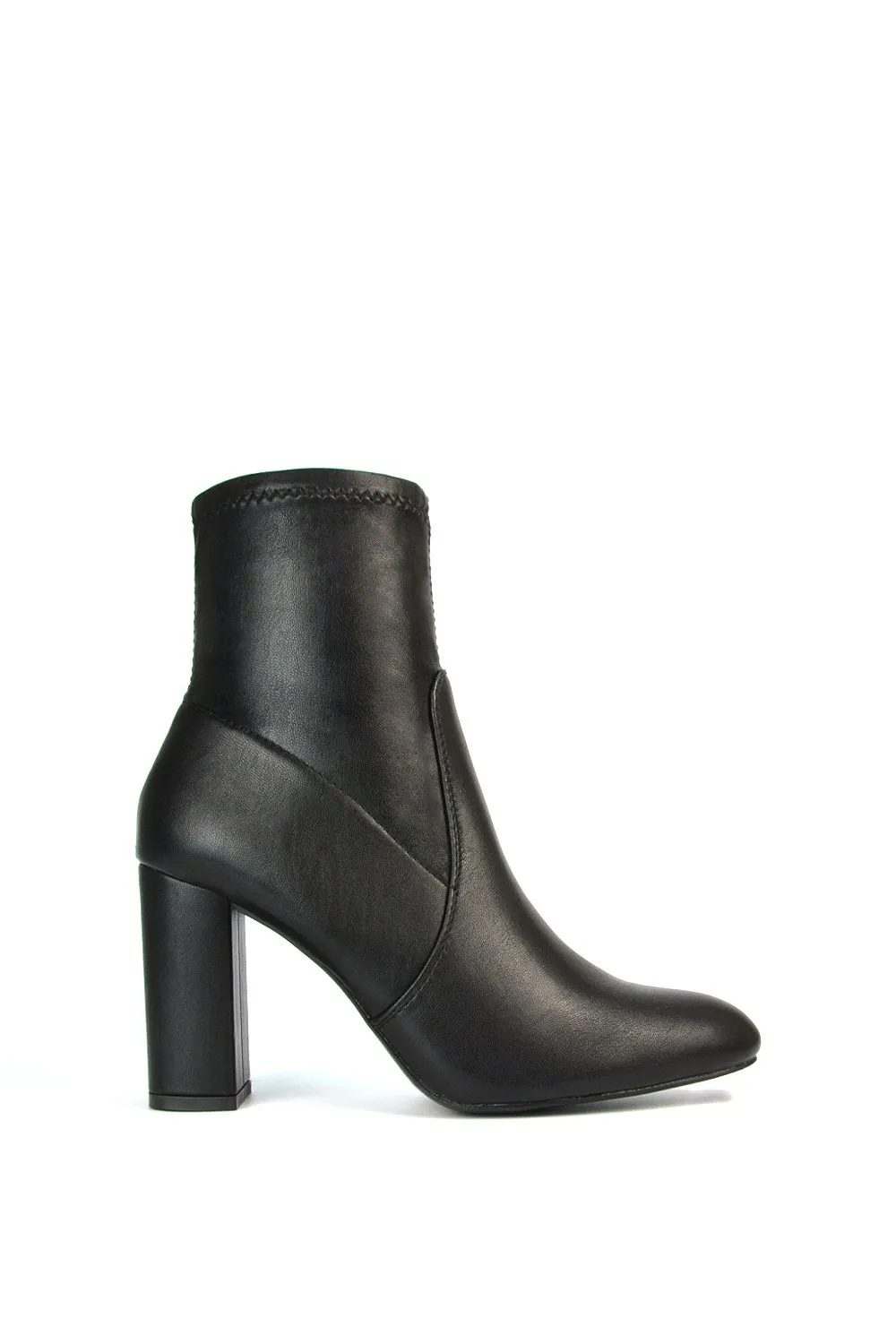 'Harleigh' High Rise Stretch Sock Ankle Booties