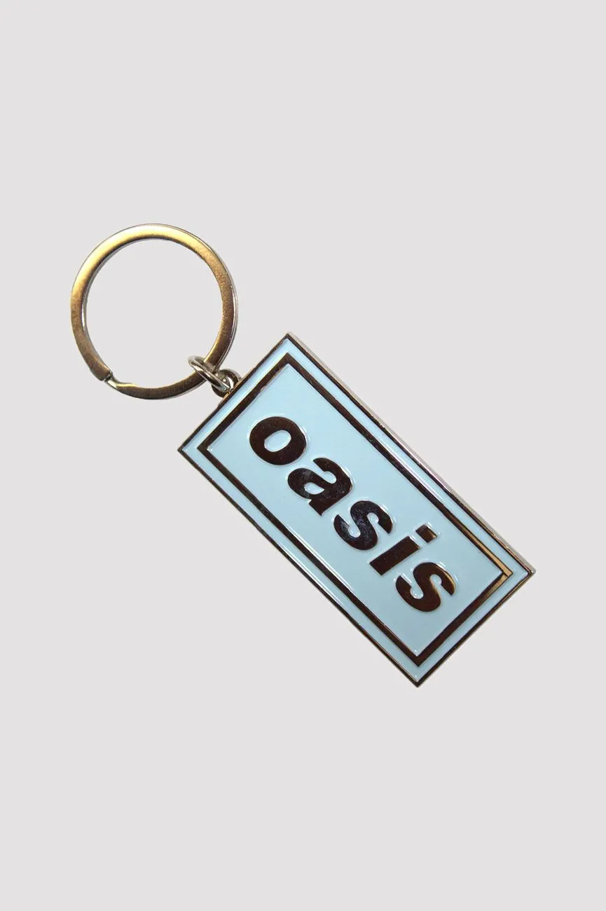 Logo Sky Blue Band Logo Keyring Keychain