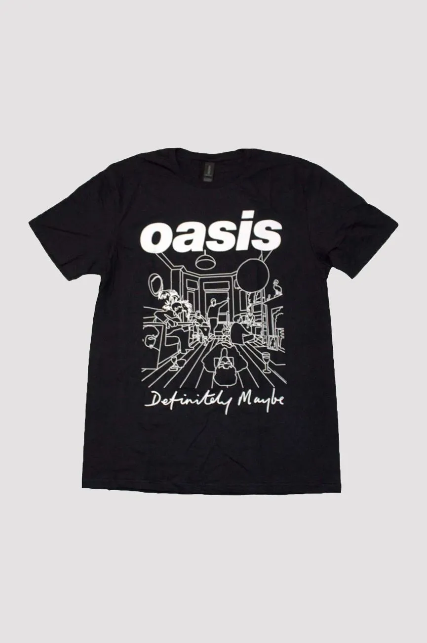 Definitely Maybe Line Drawing T Shirt