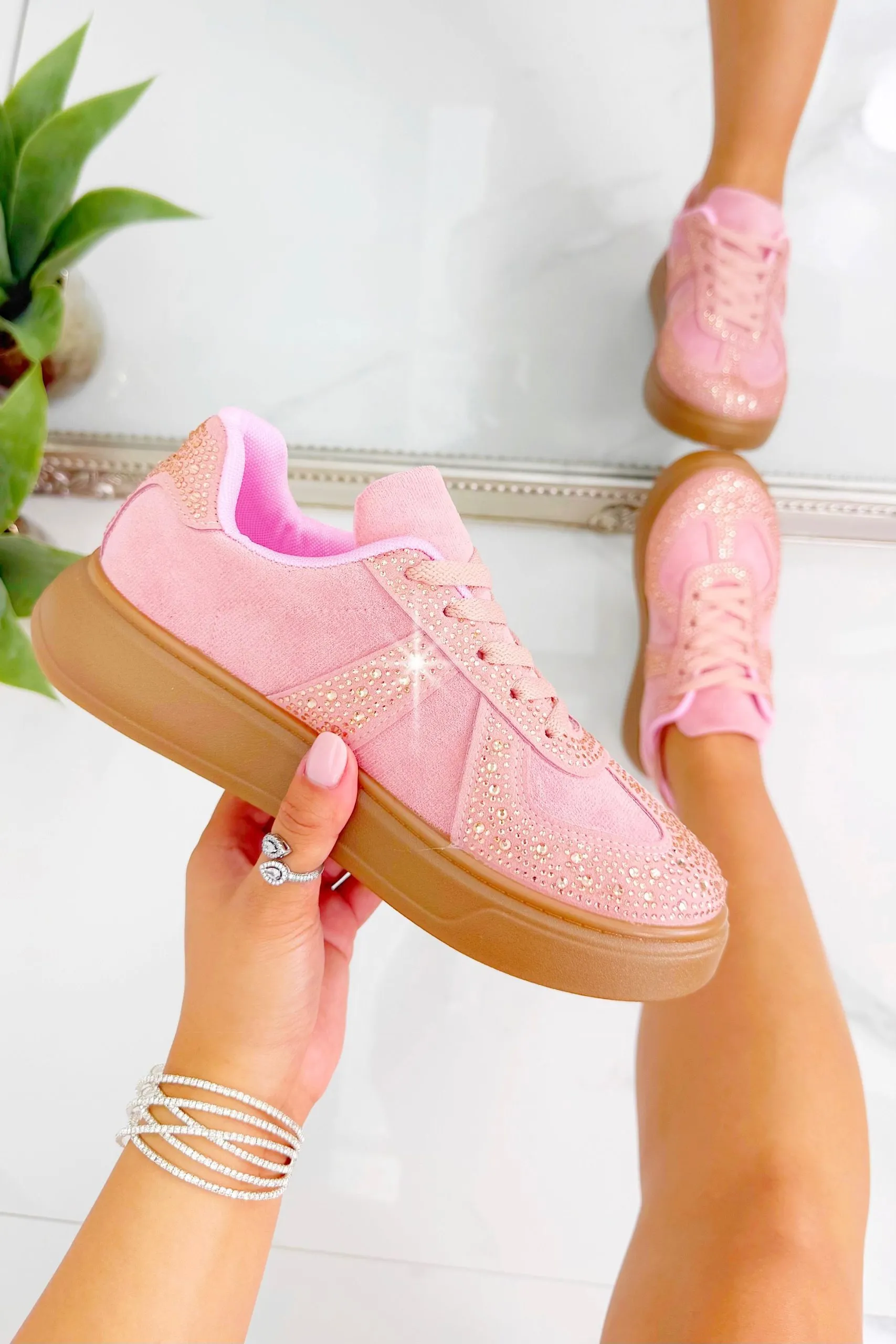 Crystal Sprinkle Dash Trainers