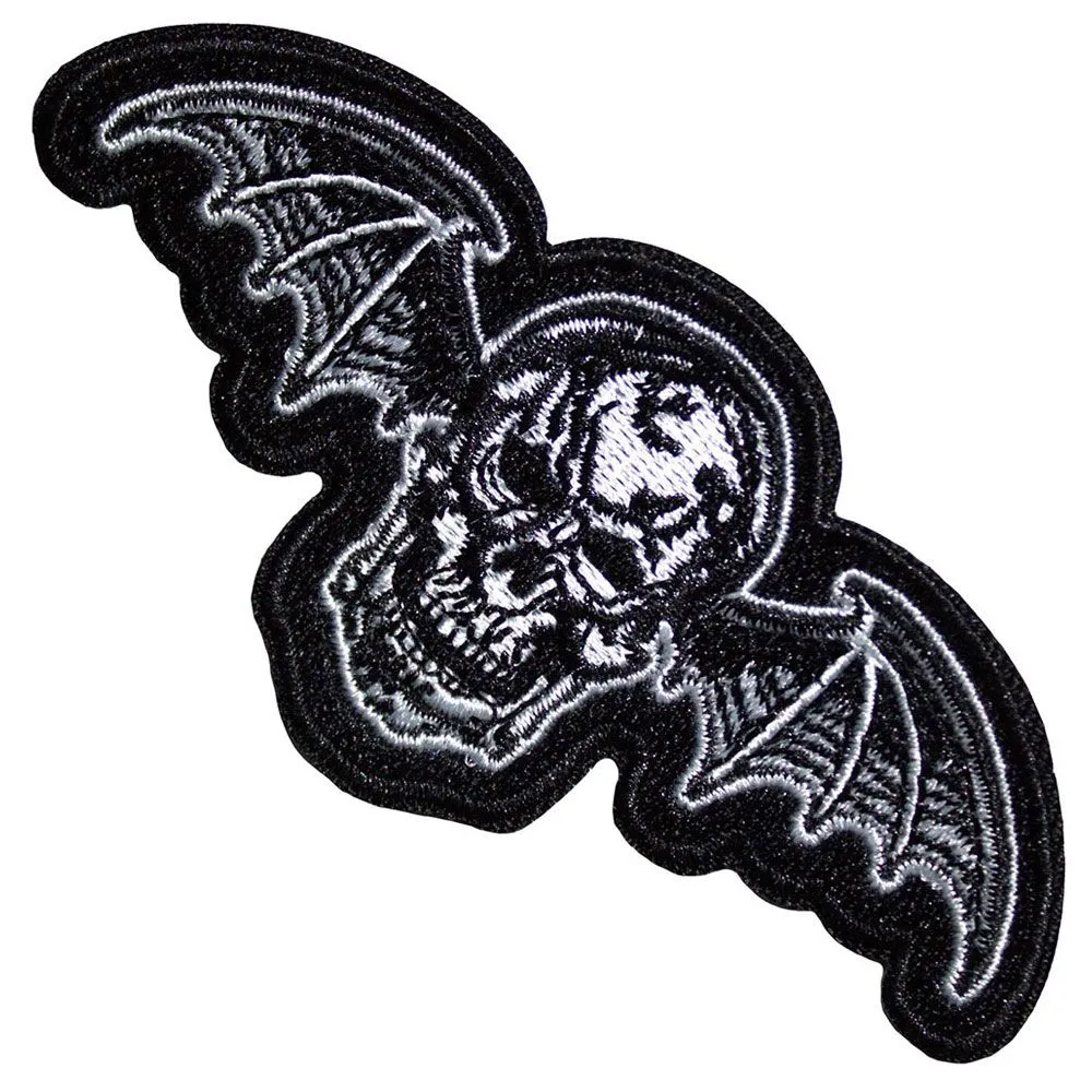 Deathbat Cut-Out Woven Patch
