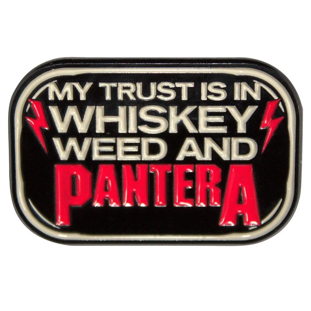 Whiskey Band Logo Pin Badge