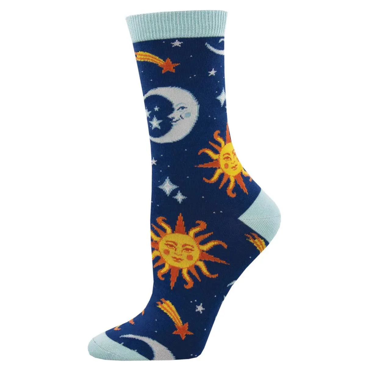 Clear Skies Sun & Moon Socks
