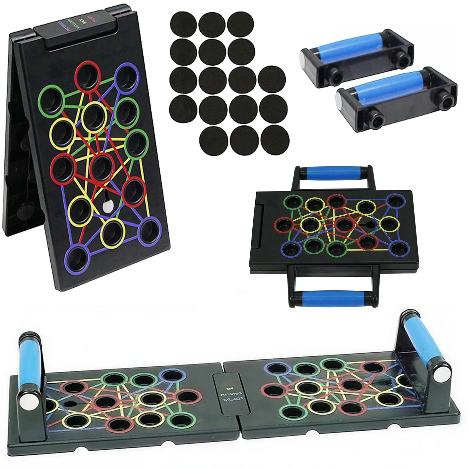 Folding 24 in 1 Push Up Board With Handles