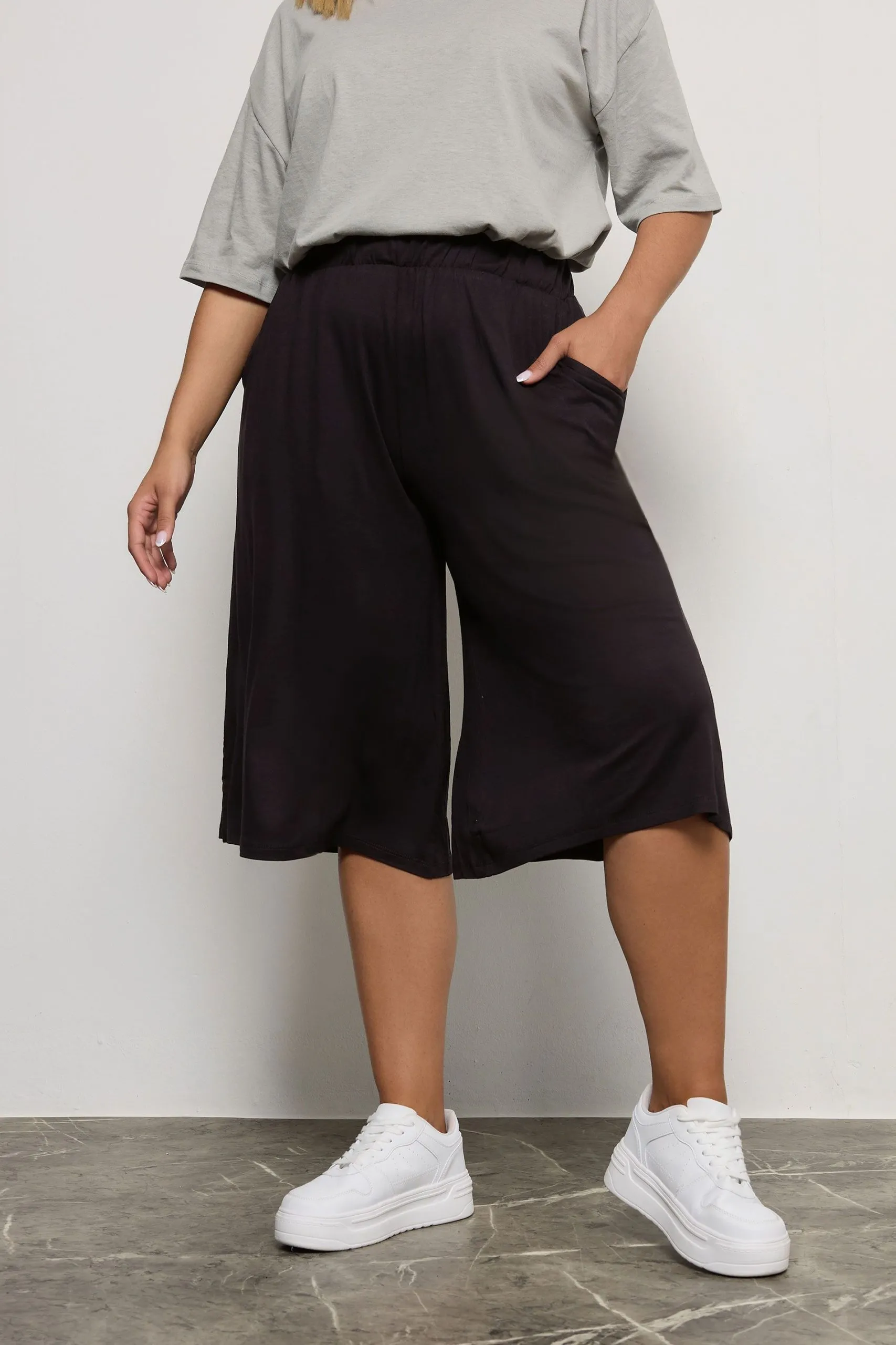 Stretch Jersey Culottes