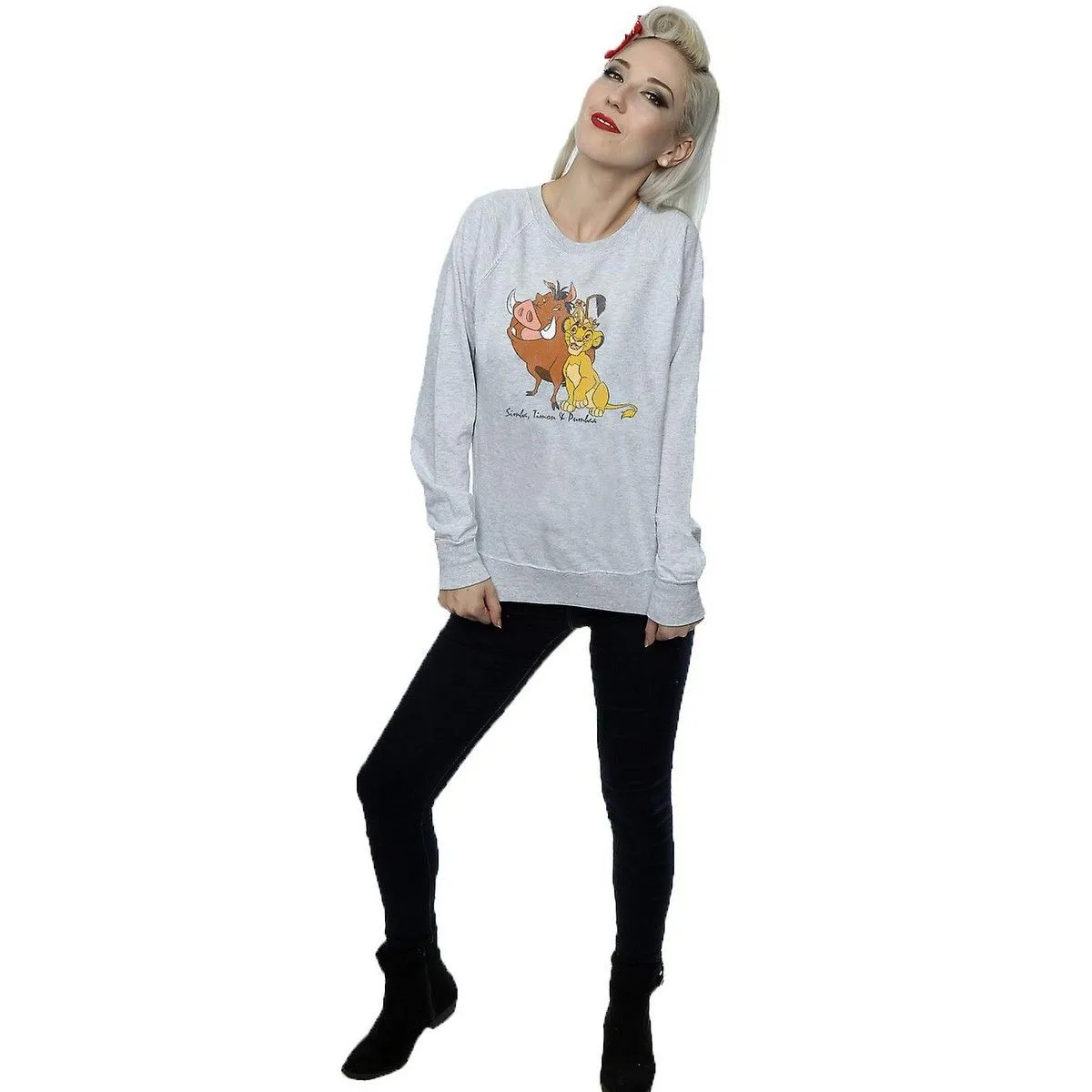 Classic Simba Timon & Pumba Heather Sweatshirt