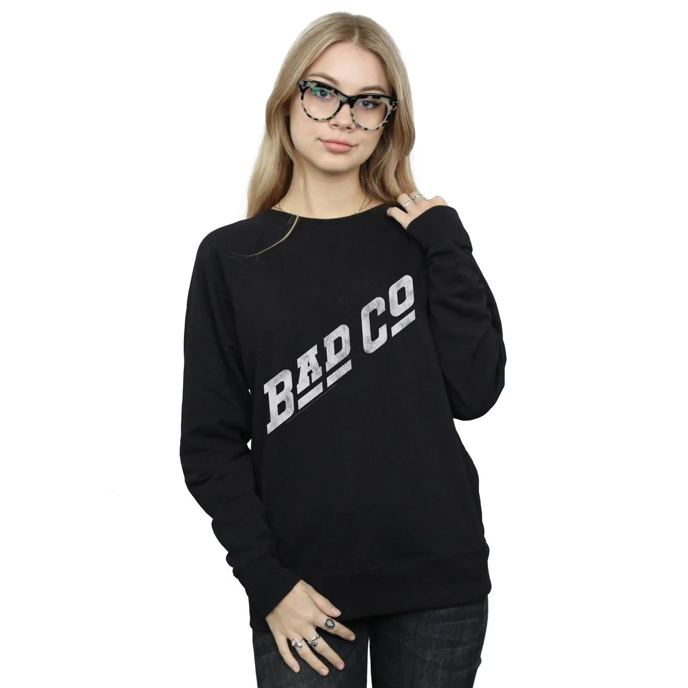 Distressed Logo Sweatshirt