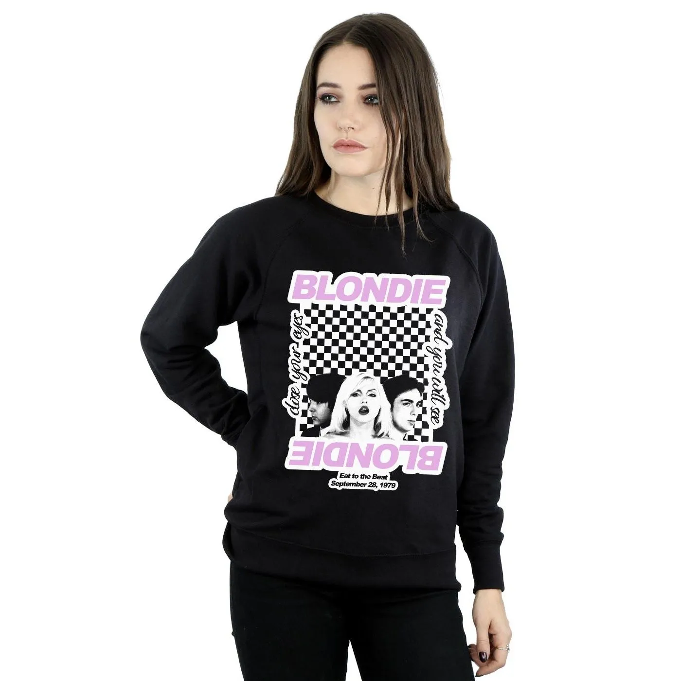 Checked Eat To The Beat Sweatshirt