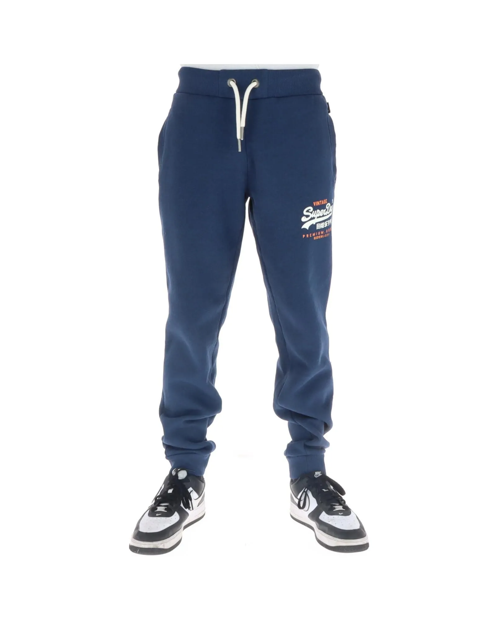 Print Trousers with Front and Back Pockets