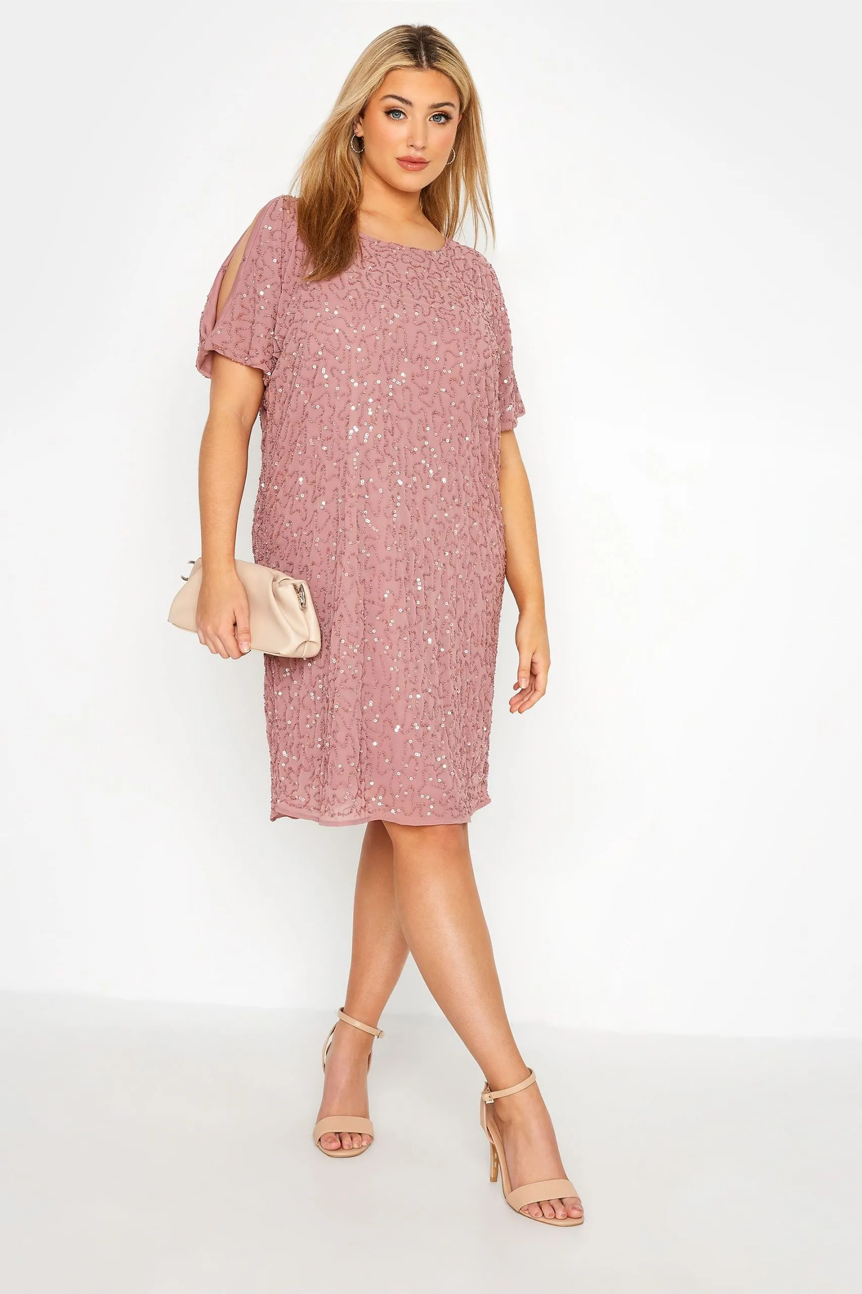 Embellished Shift Dress