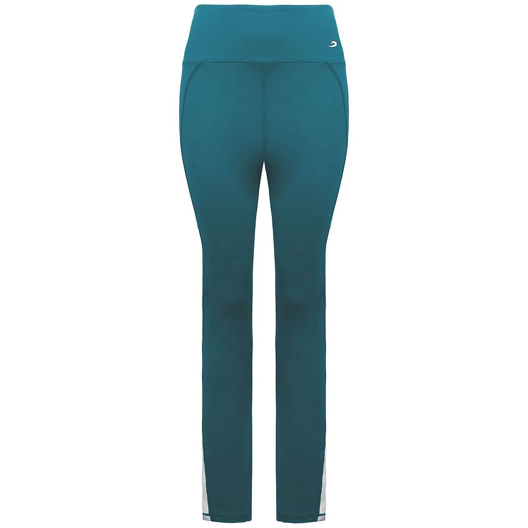 Hight Waisted Compressing Fit Teal Alicia Leggings
