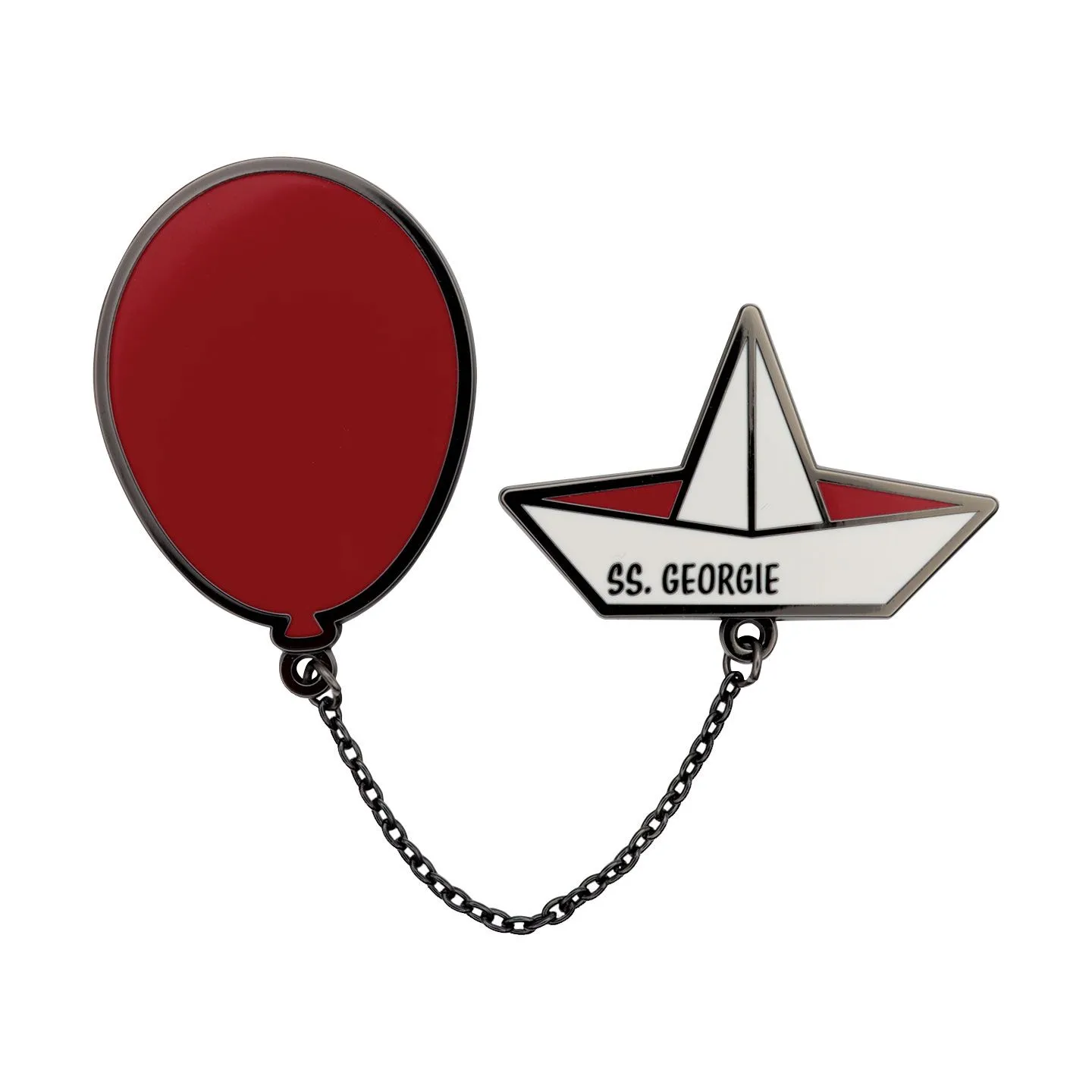 Limited Edition Pennywise Horror Connecting Pin Badge Set SS. Georgie