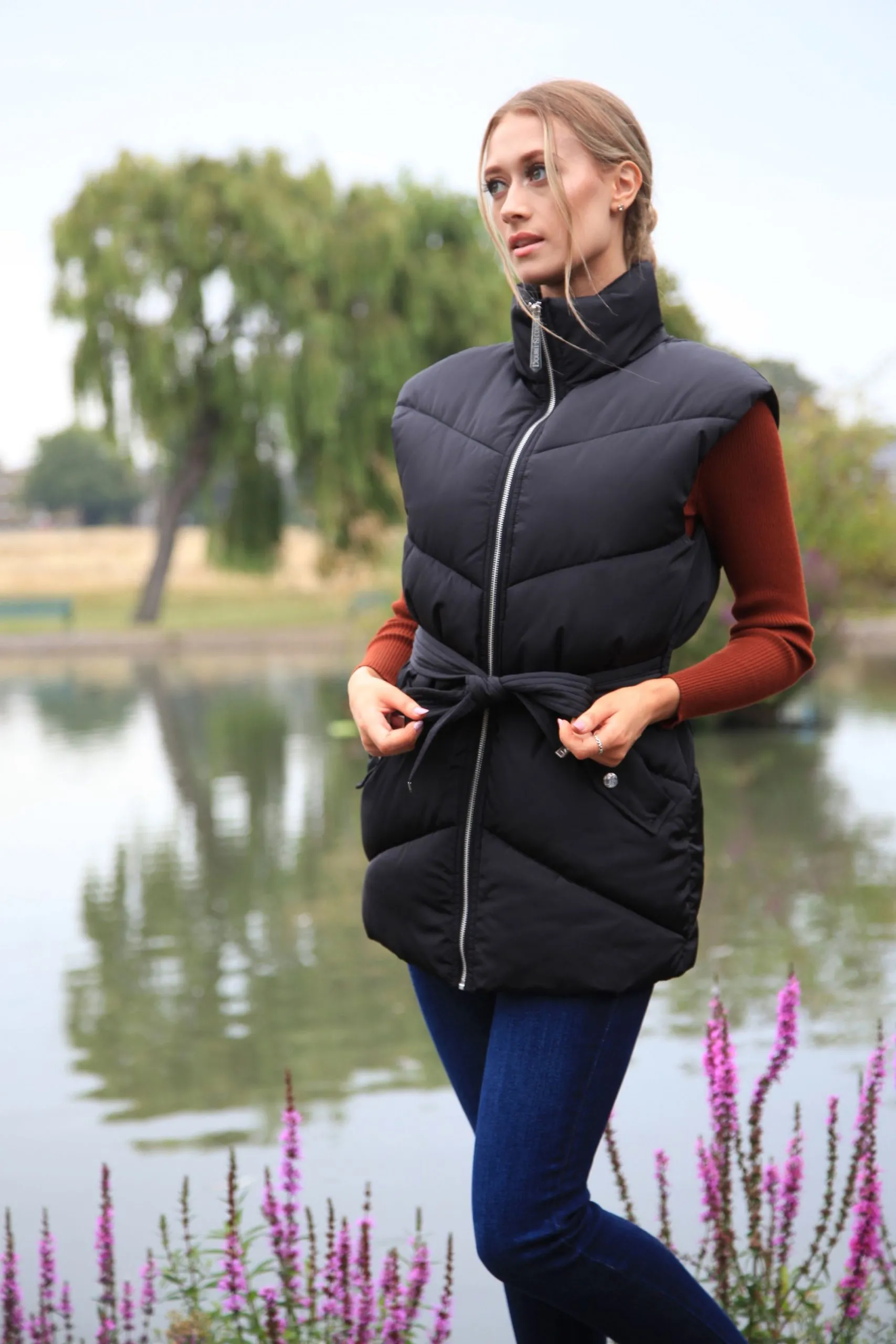 Belted Gilet Puffer