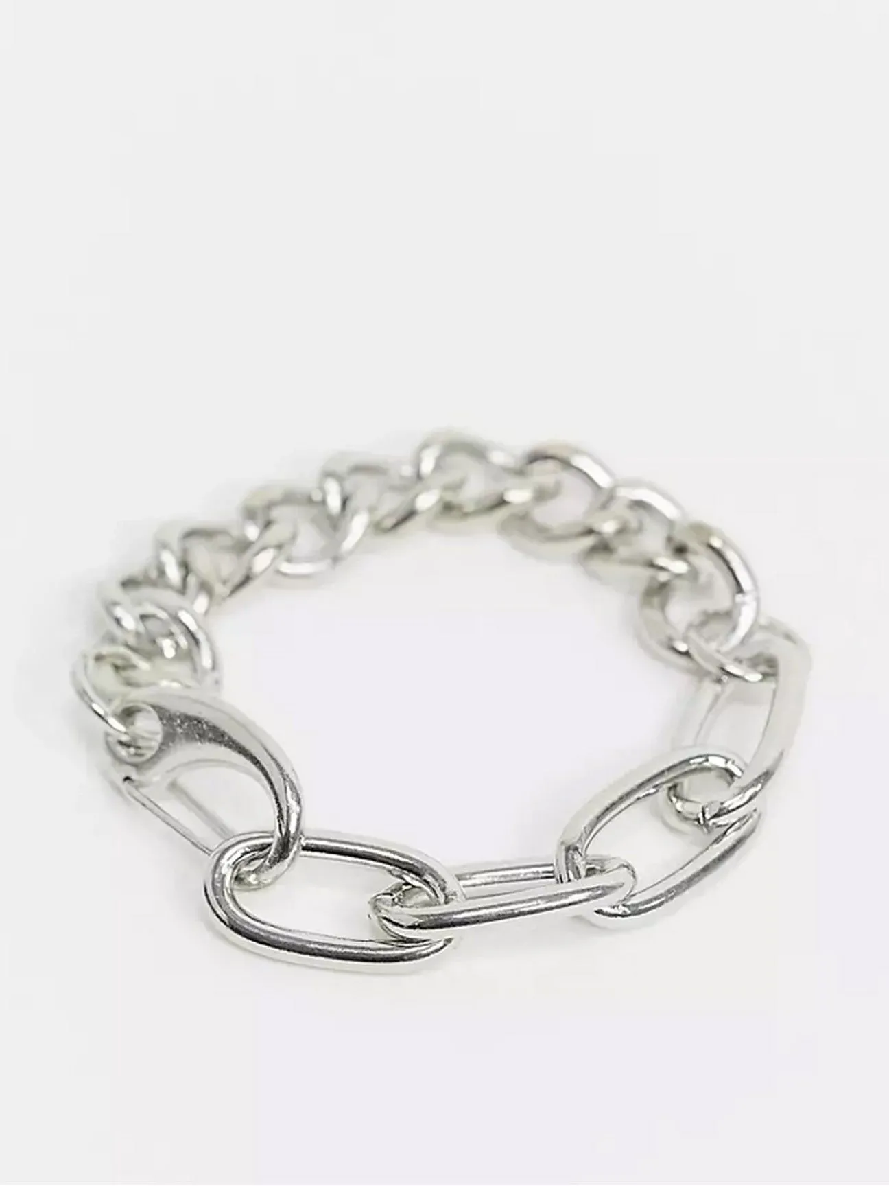 Multichain Bracelet with Clip Fastening