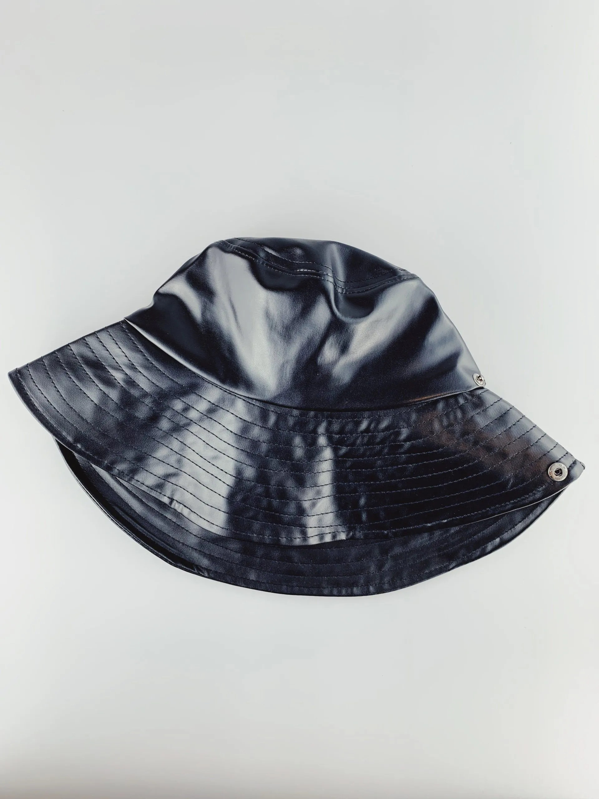 PU Leather Bucket Hat