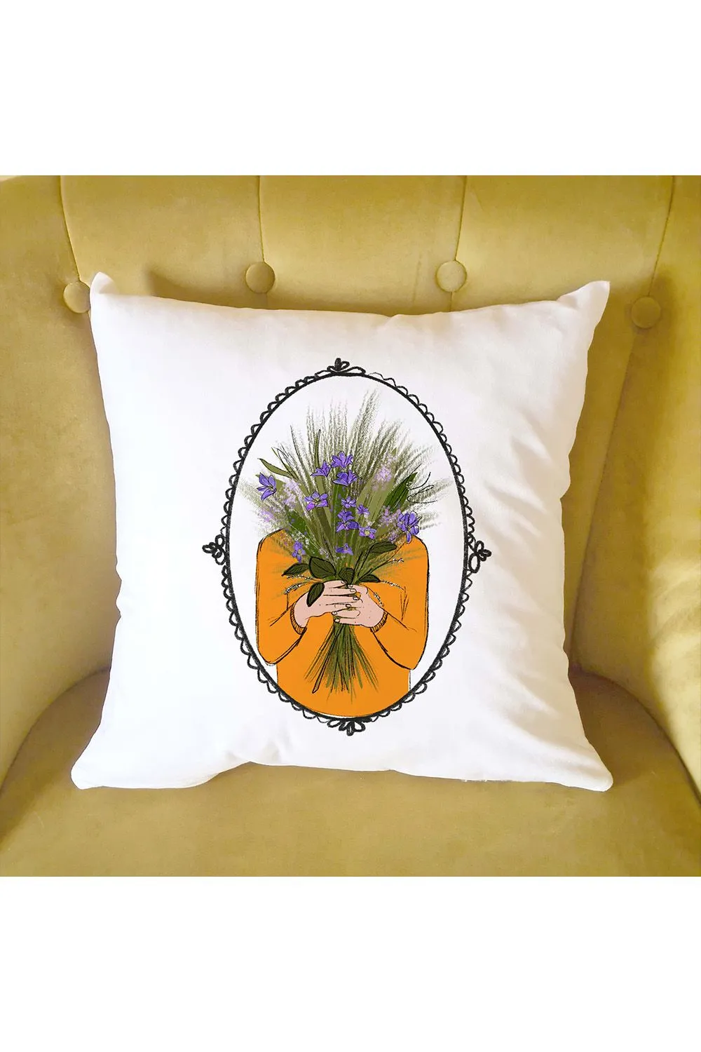 February Birth Flower Cushion