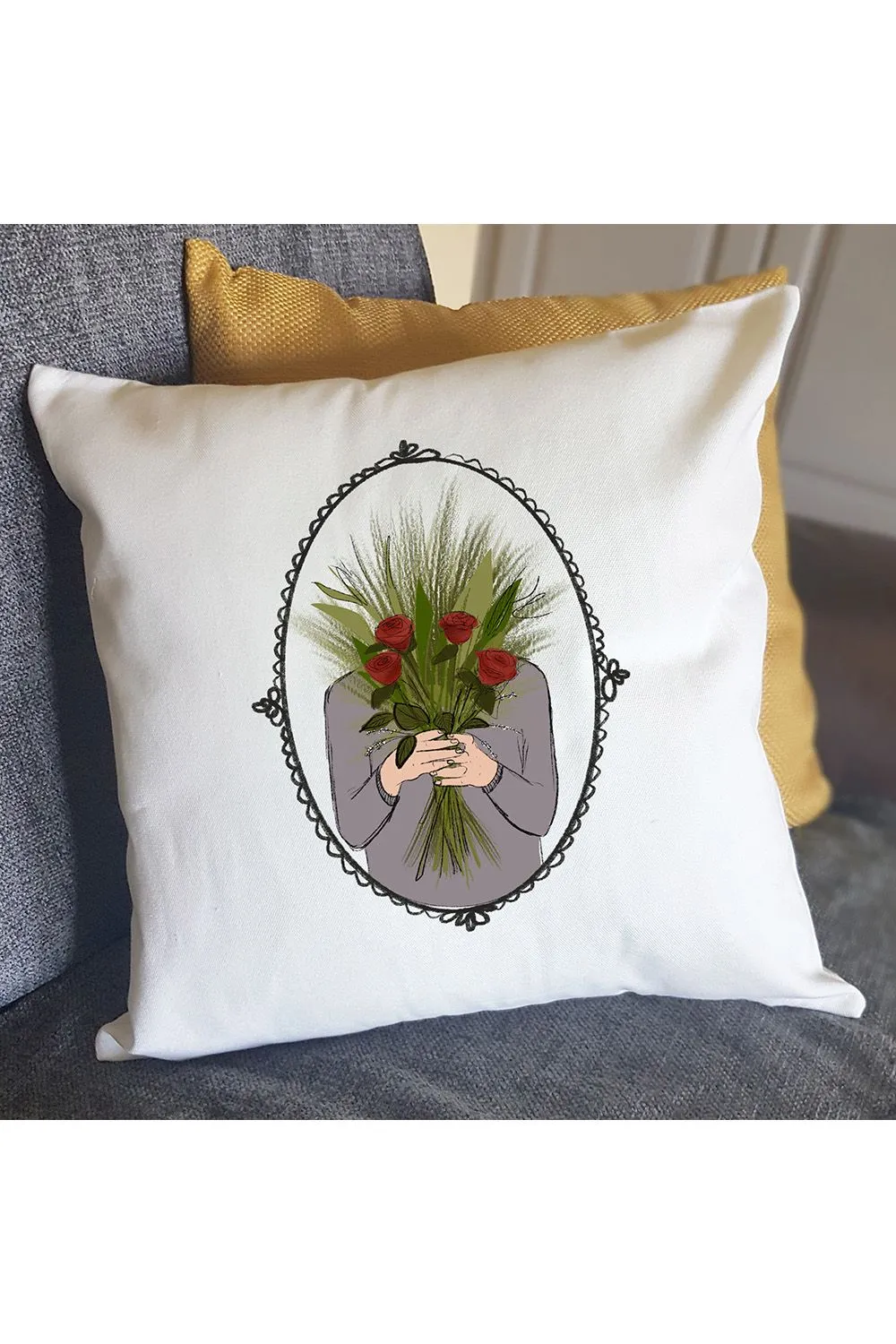 June Birth Flower Cushion