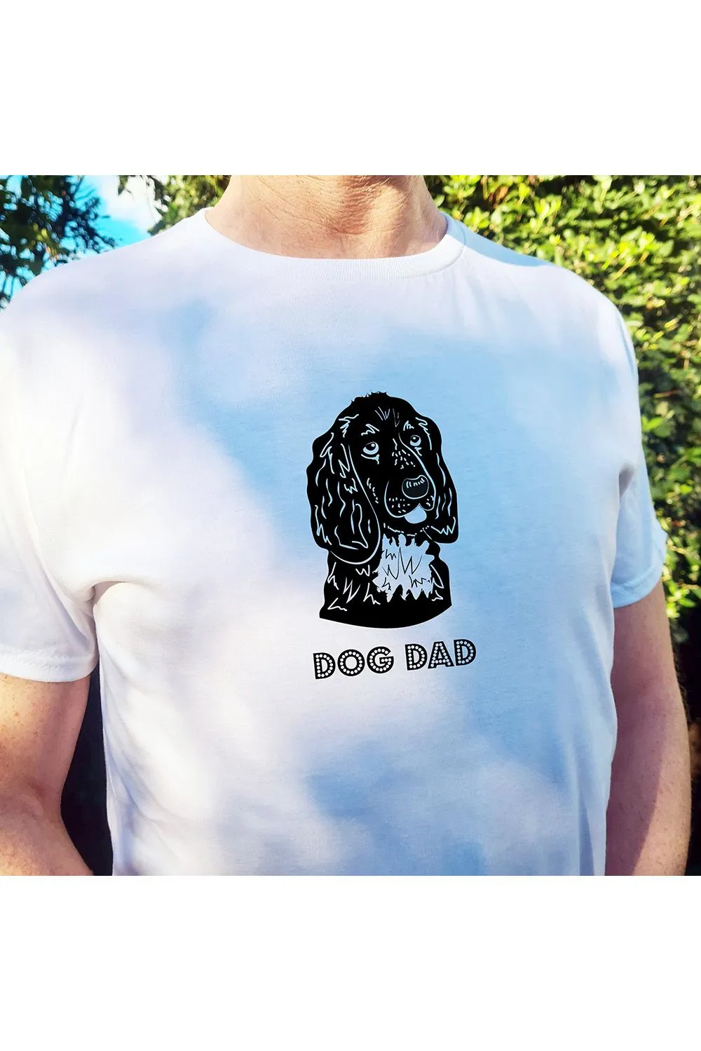 Cocker Spaniel Dog Dad T Shirt