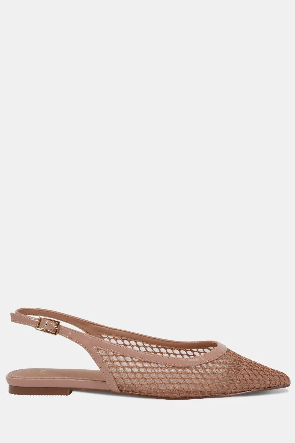 Callie' Mesh Point Slingback Flat Shoe