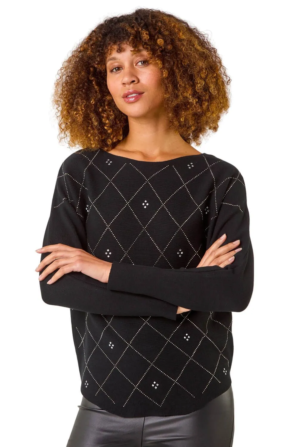 Aryglle Embellished Knit Jumper