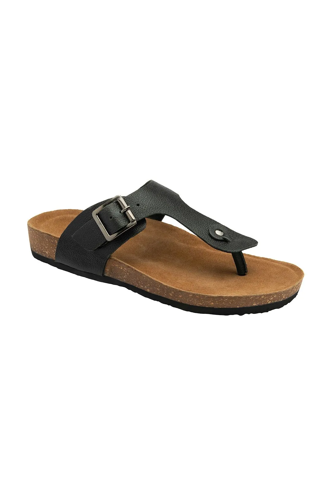 'Amit' Leather Toe-Post Sandals