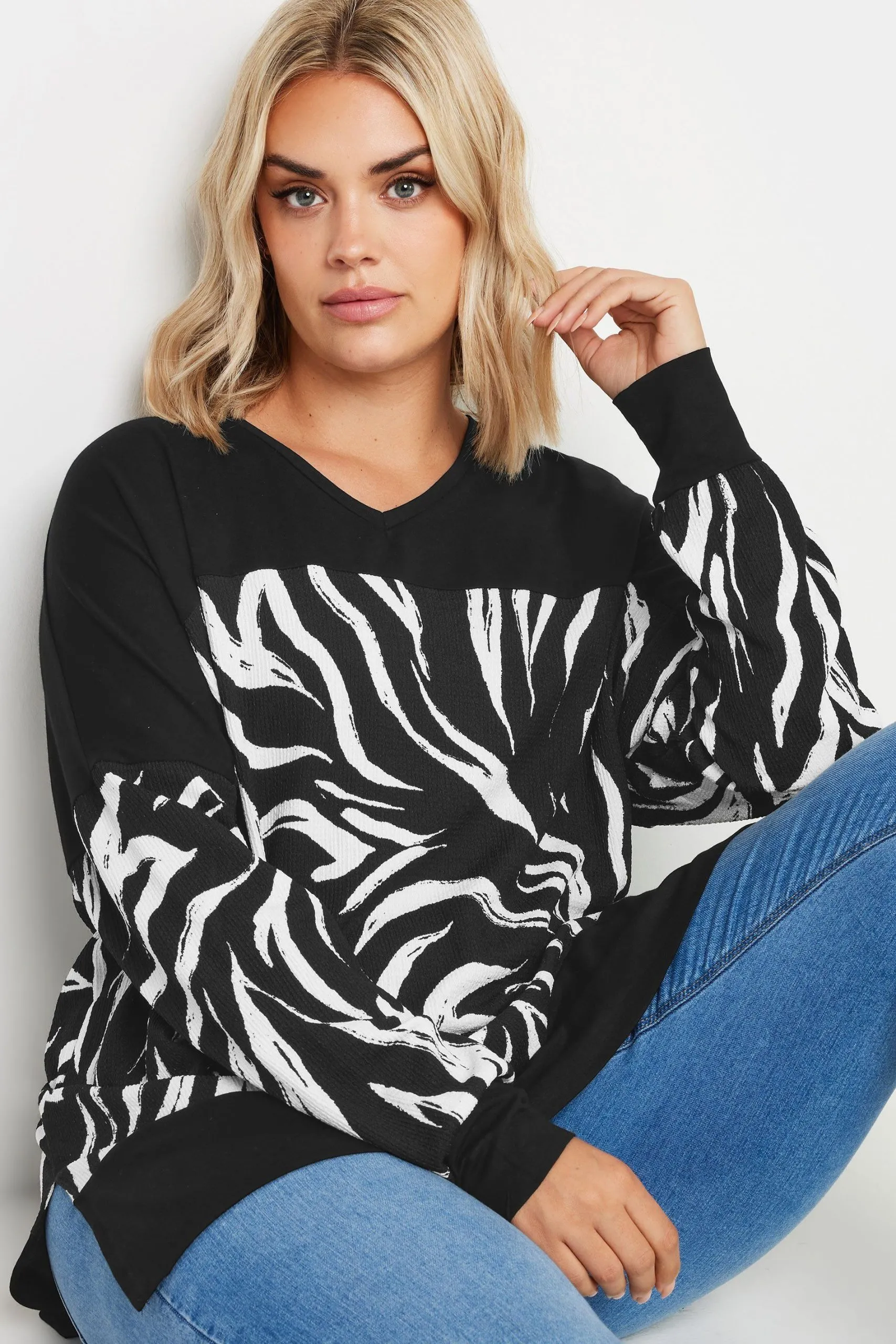 Abstract Textured Top