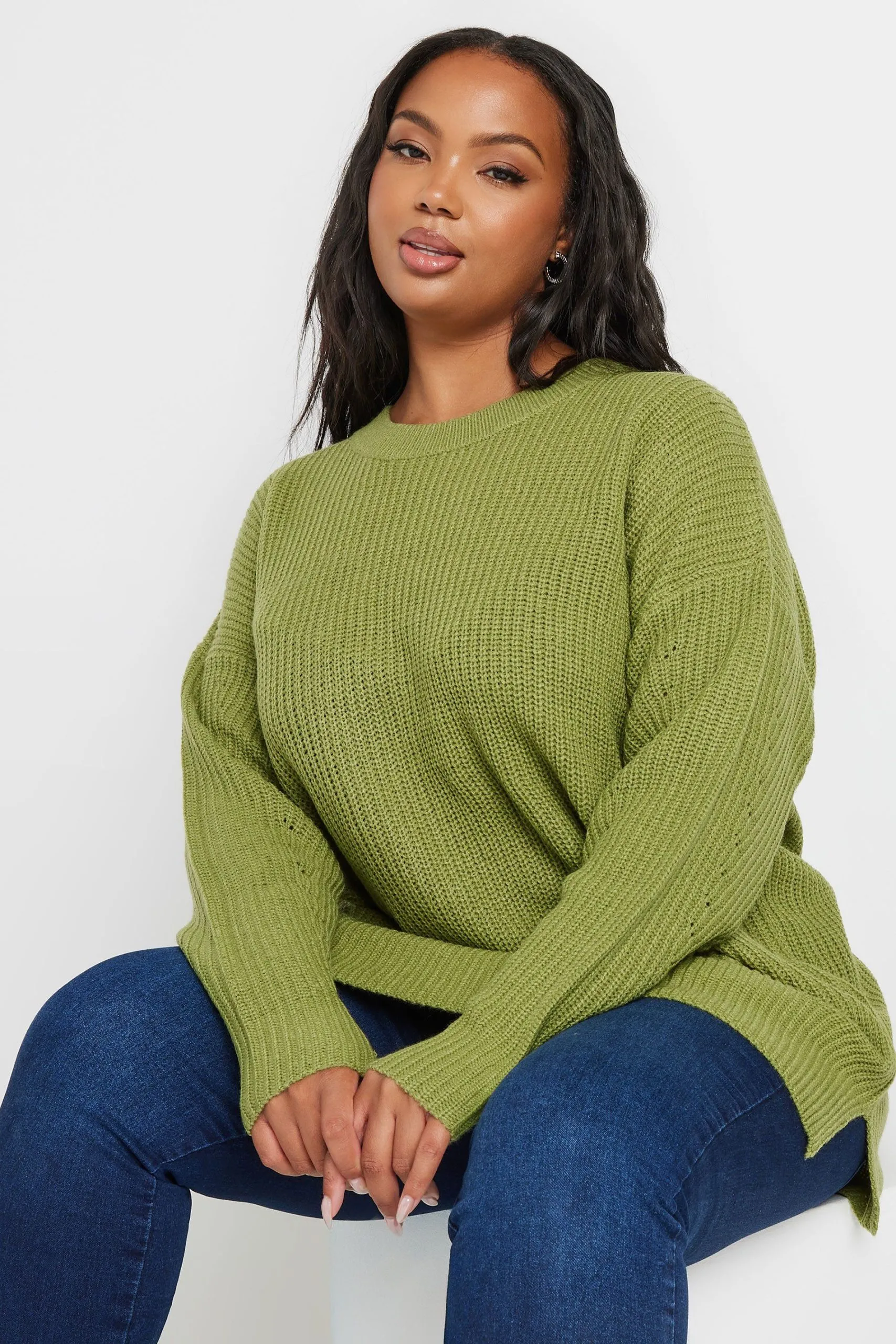 Crew Neck Knitted Jumper