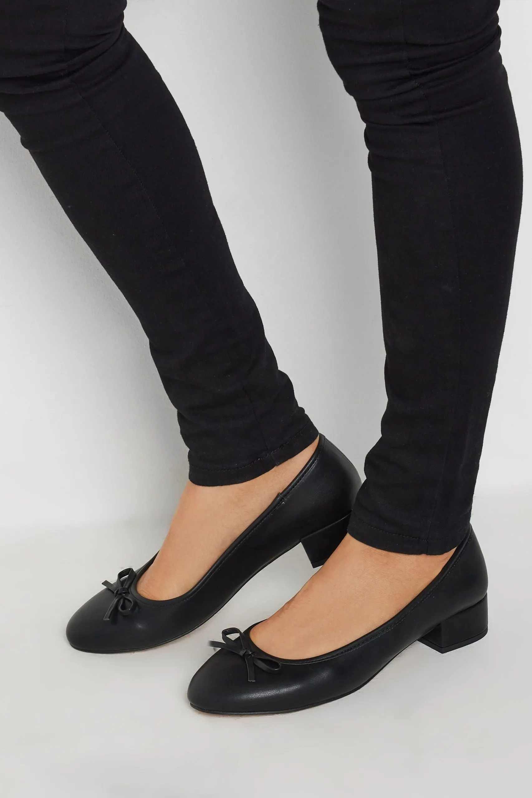 Heeled Ballet Pumps