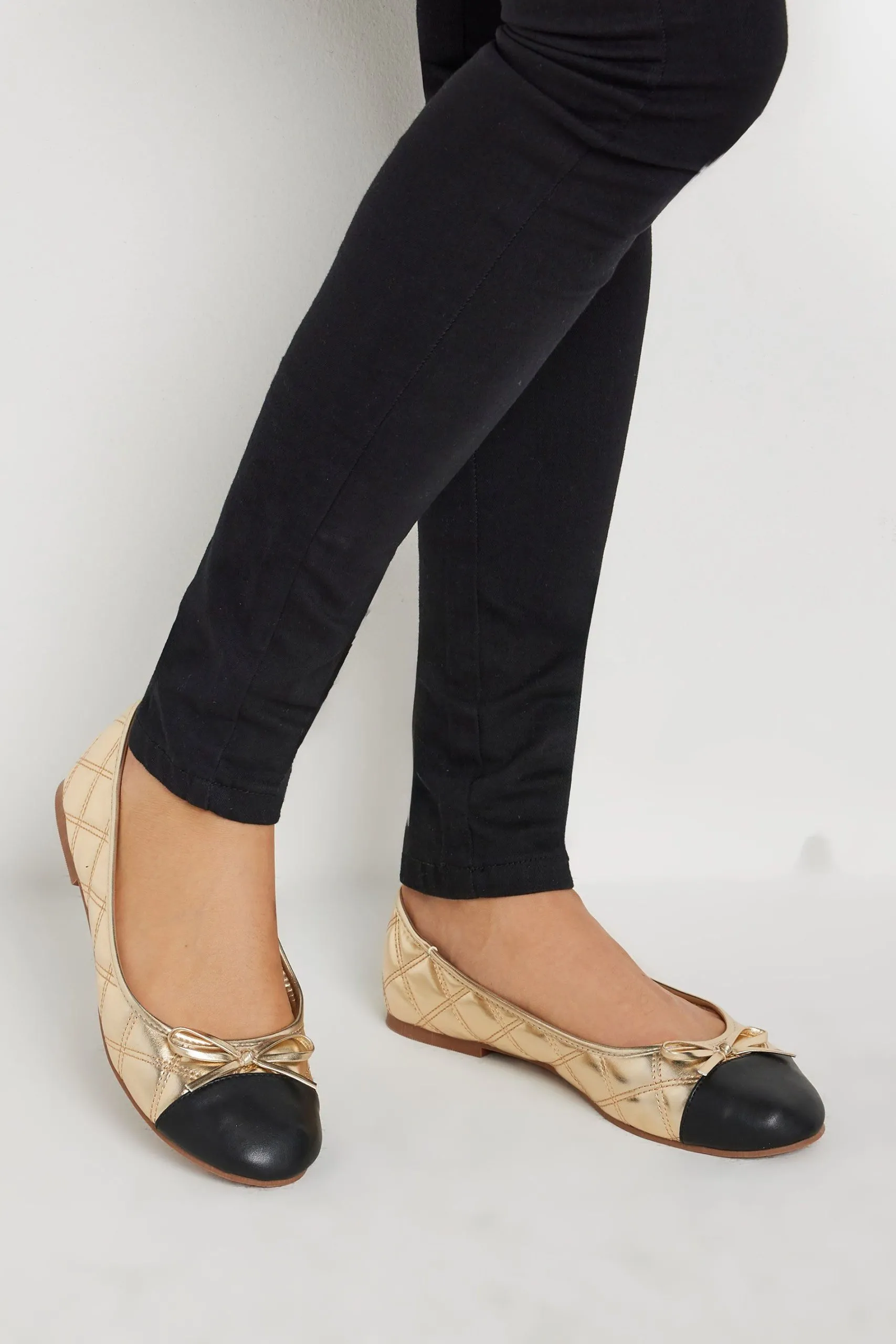 Quilted Ballet Pumps