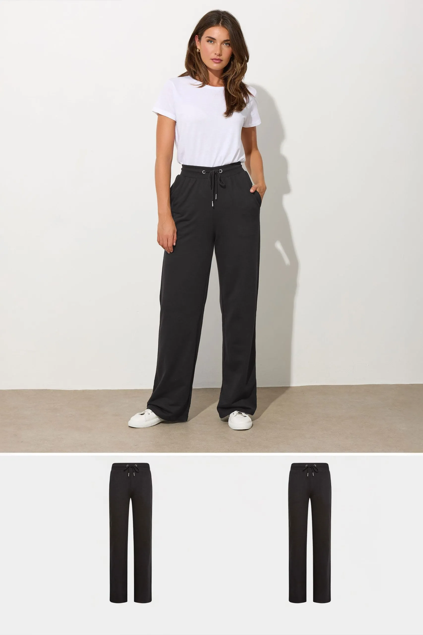 Tall 2 Pack Basic Wide Leg Joggers