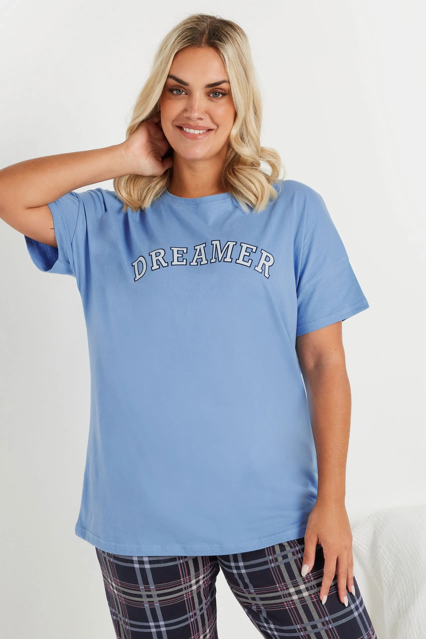 'Dreamer' Slogan Pyjama Top
