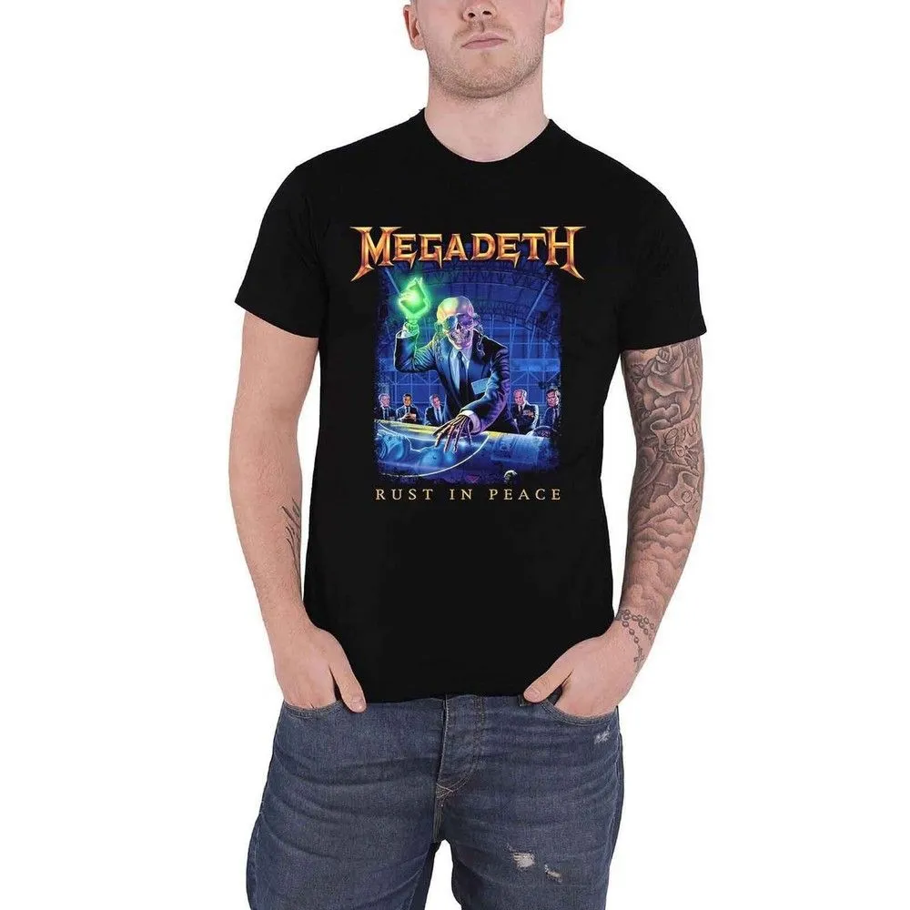 Rust In Peace Track List Back Print T-Shirt