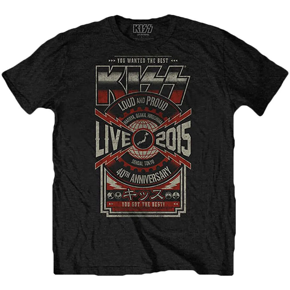 Japan Live 2015 Back Print Cotton T-Shirt