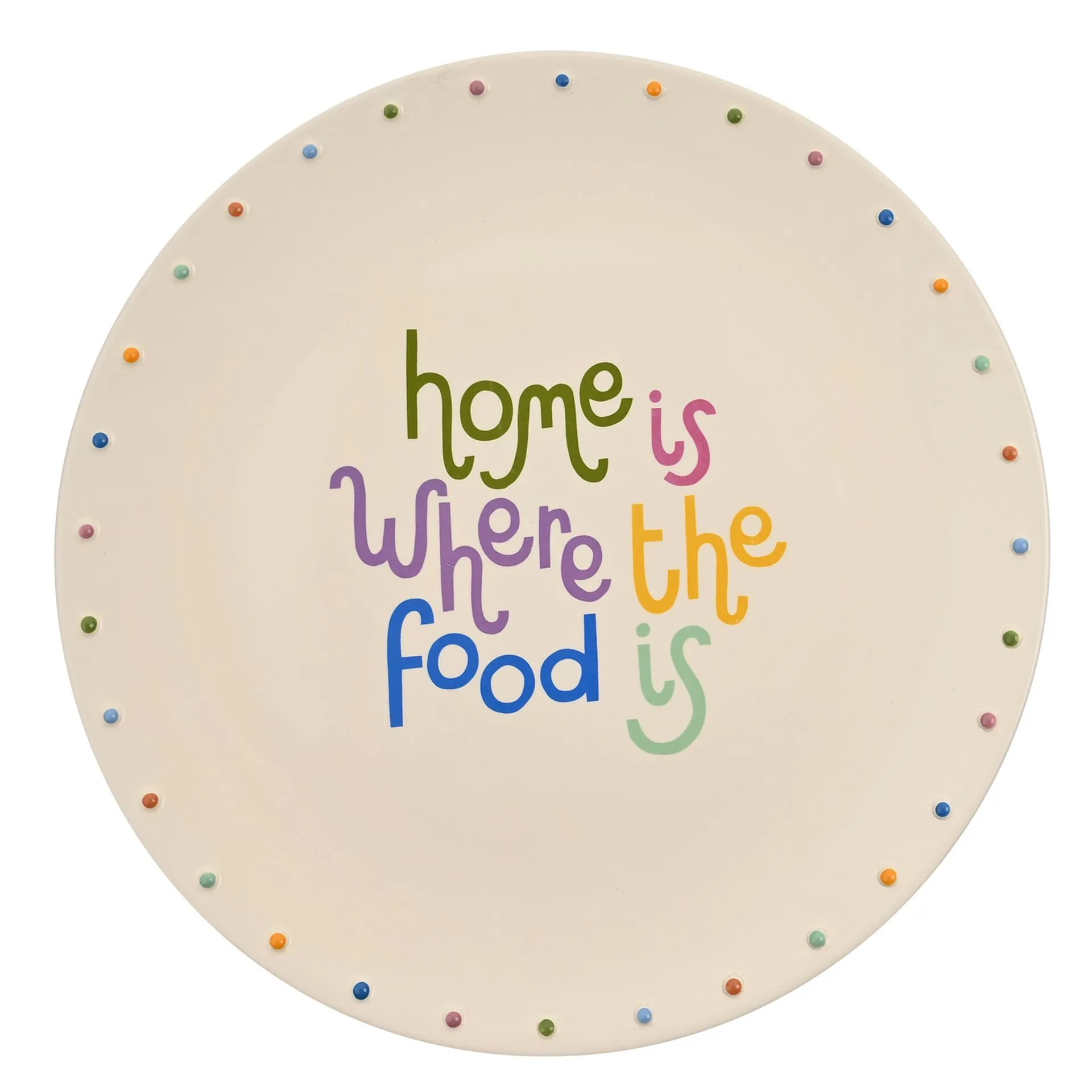 Circle Platter - Home Is Where The Food Is