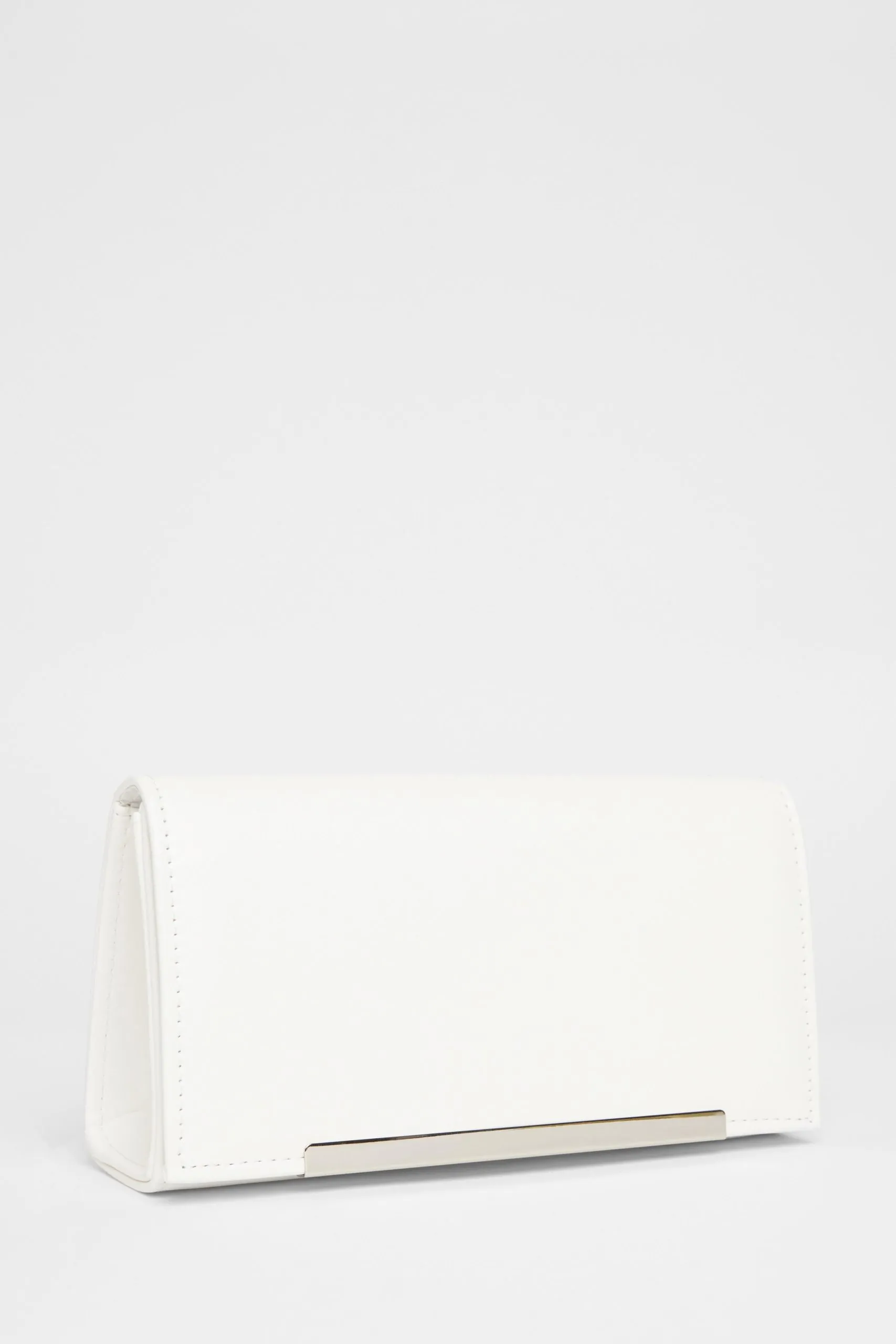 White Long Clutch Bag