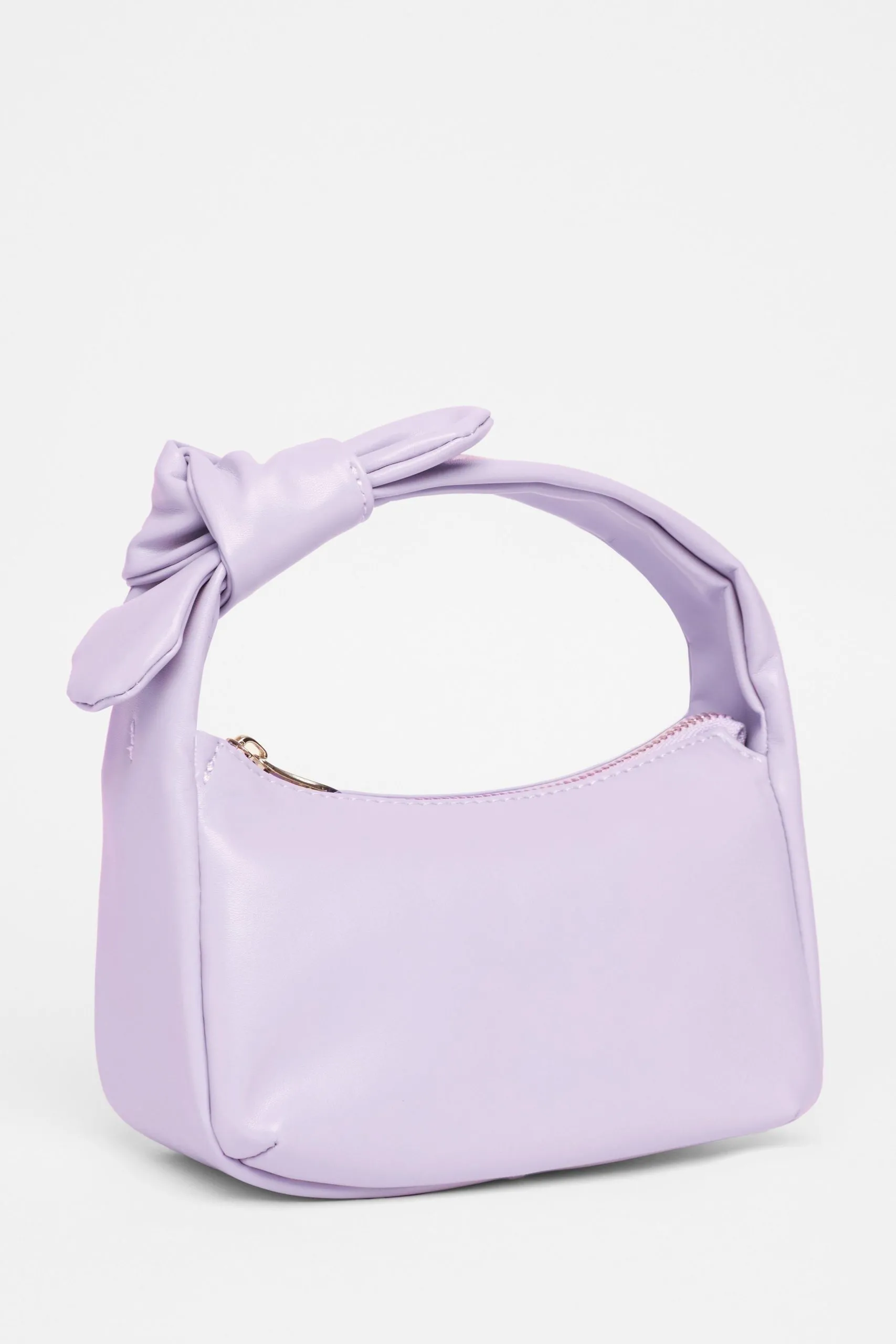 Lilac Knot Mini Top Handle Bag