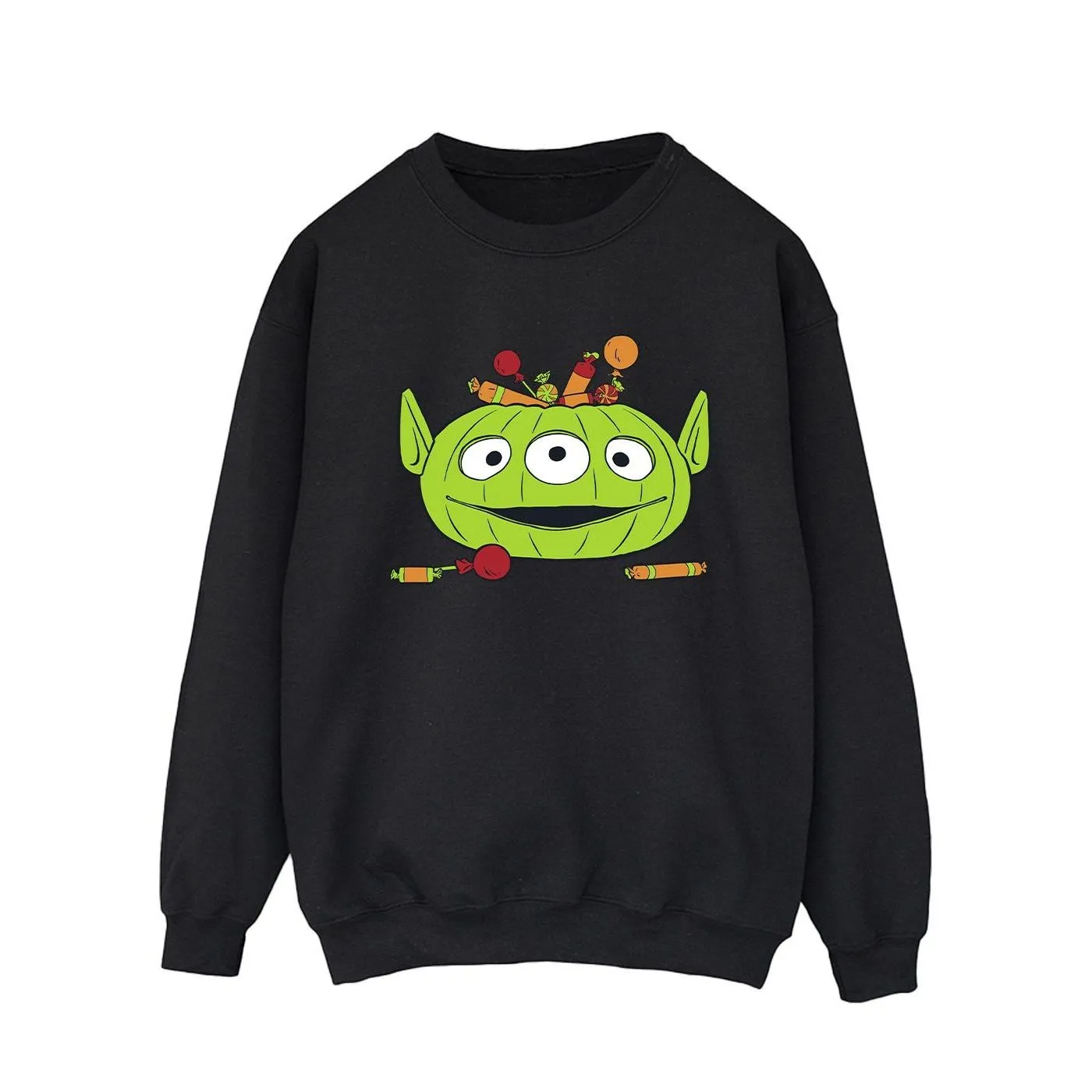 Alien Pumpkin Basket Halloween Sweatshirt
