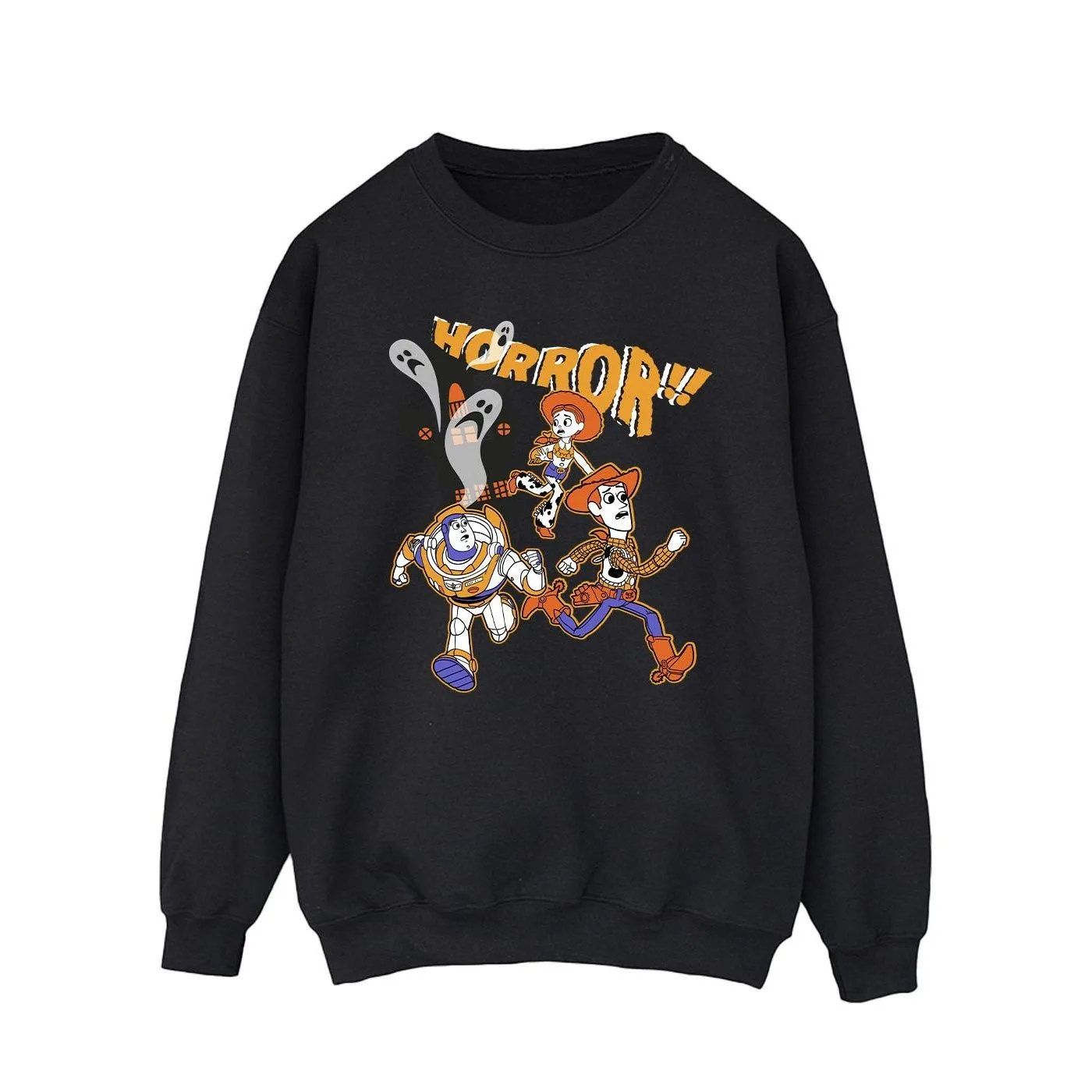 Horror Run Away Halloween Sweatshirt