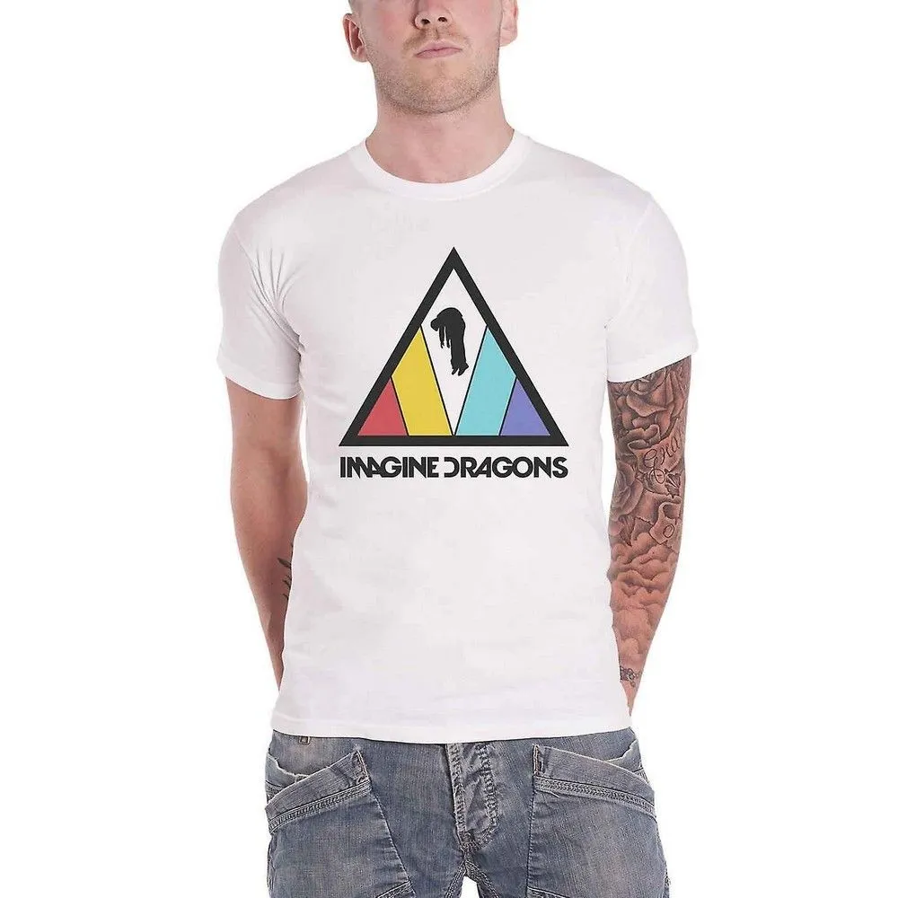 Triangle Logo Cotton T-Shirt
