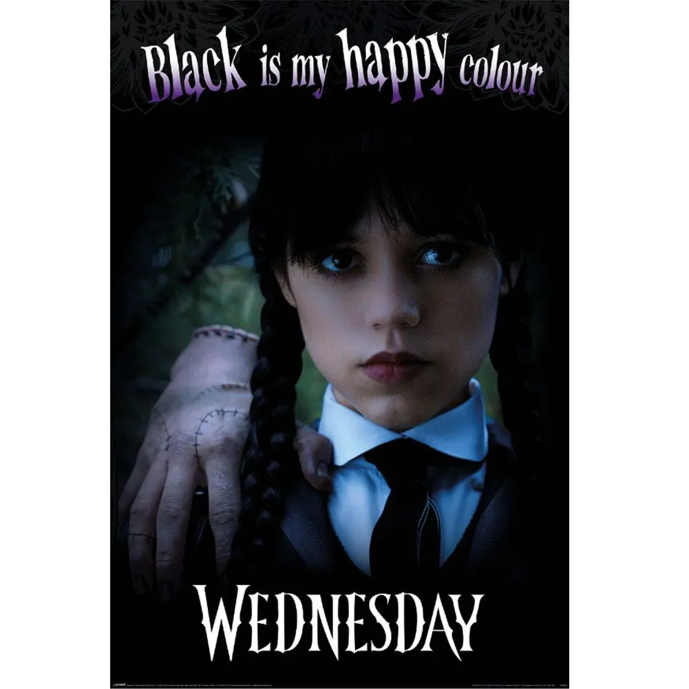 Black Is My Happy Colour Poster