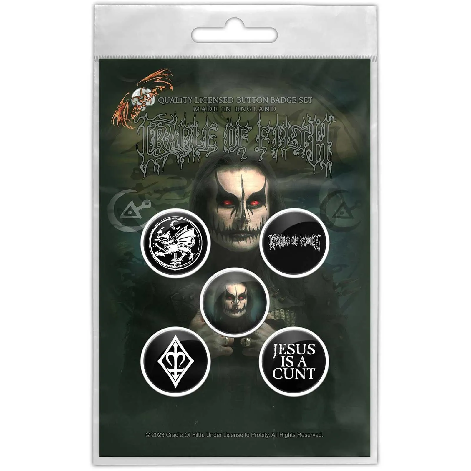 Hammer Of The Witches Dani Badge (Pack of 5)
