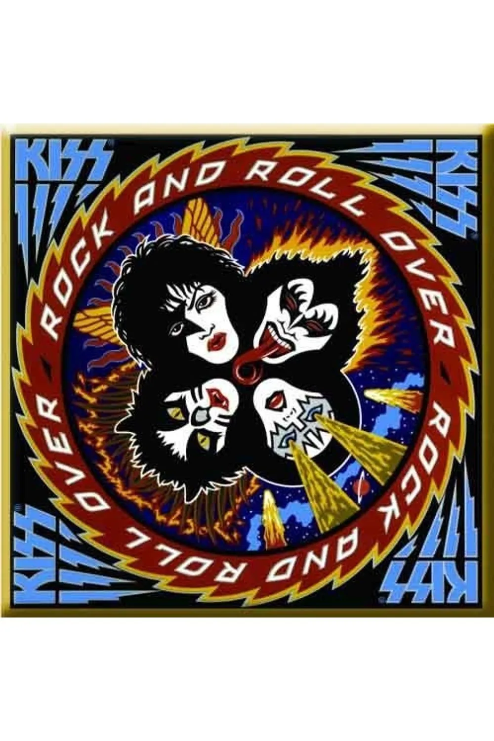 Rock N´ Roll Over Album Fridge Magnet