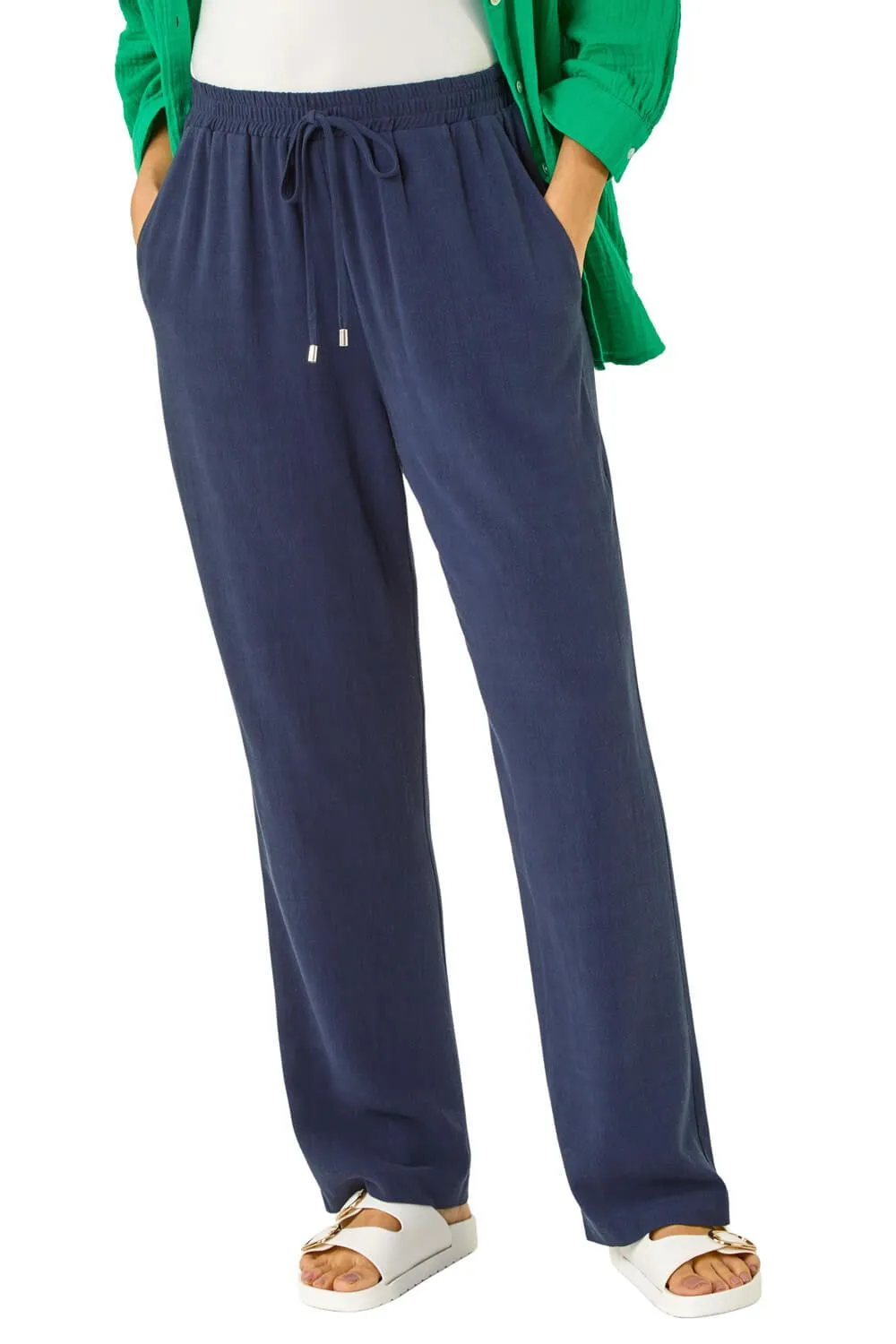 Full Length Linen Trouser