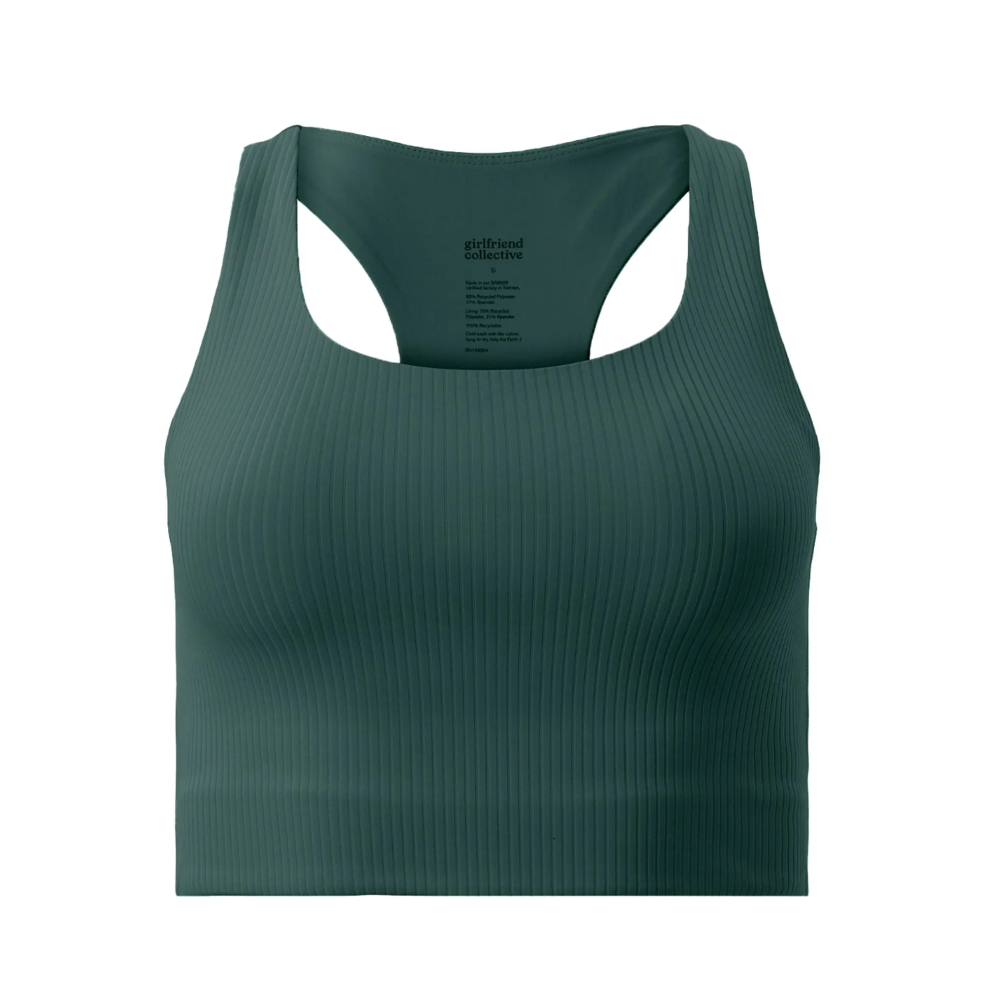 Paloma Ribbed Racerback Bra