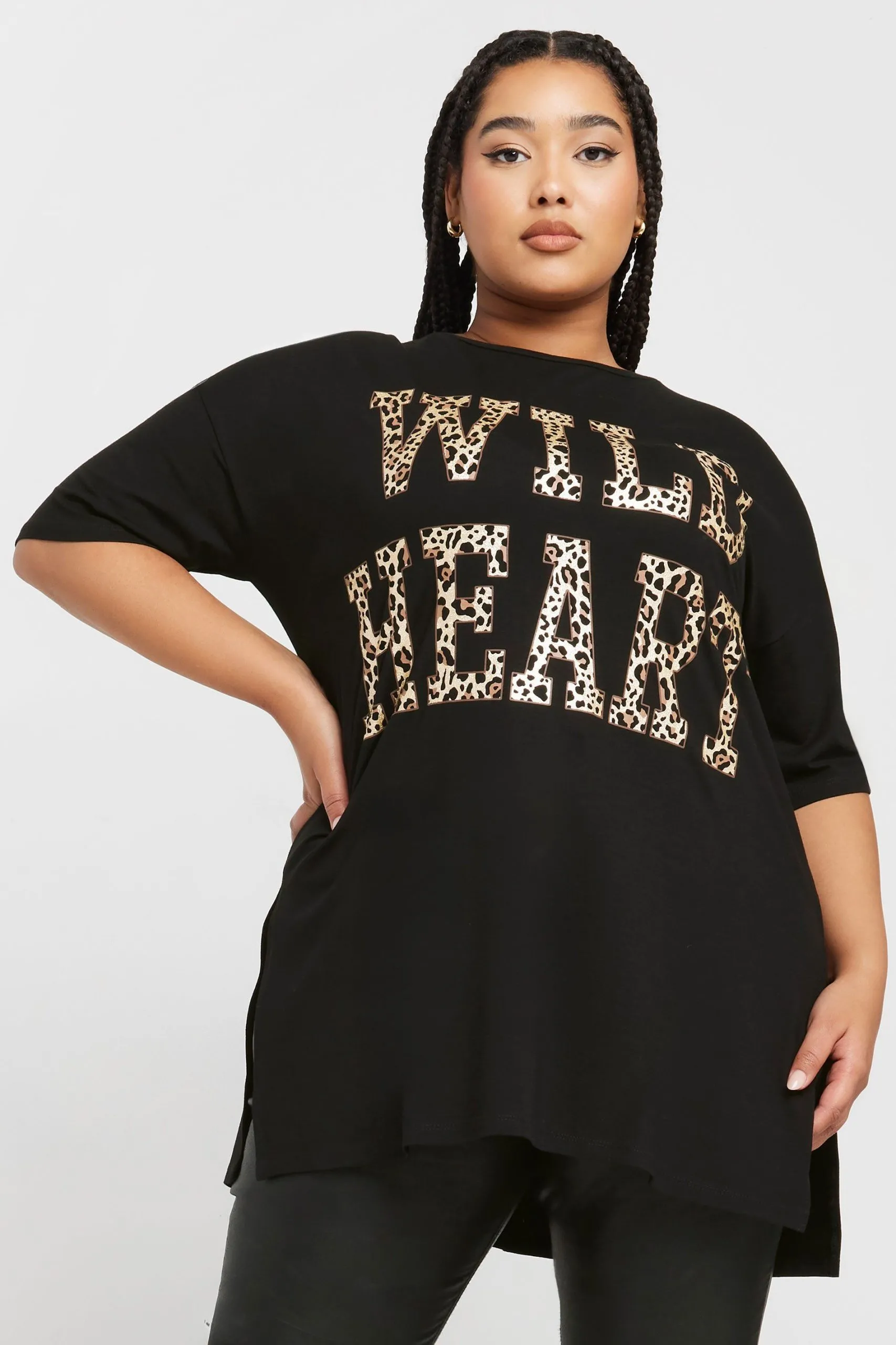 Slogan Oversized T-Shirt