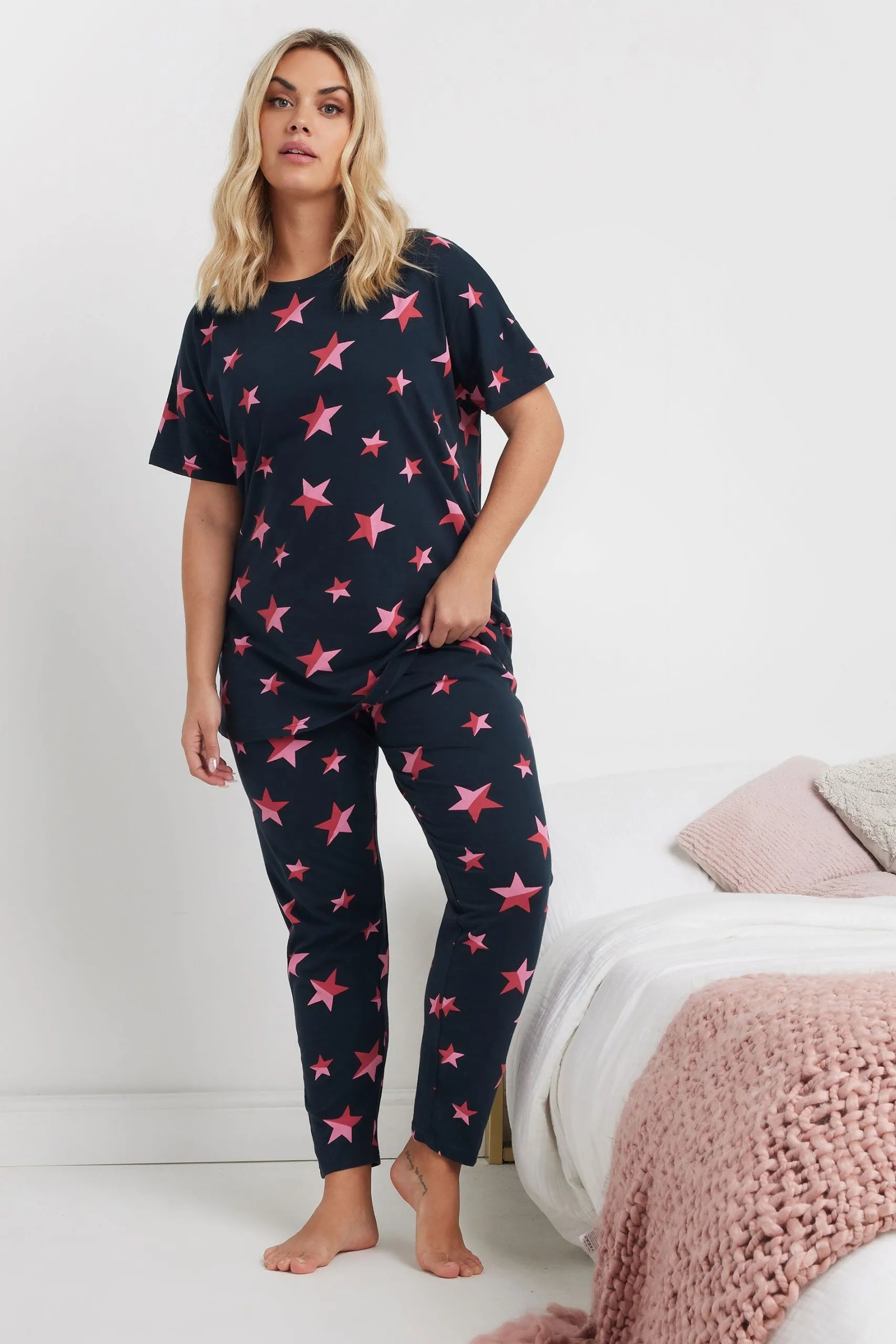 Star Print Pyjama Set