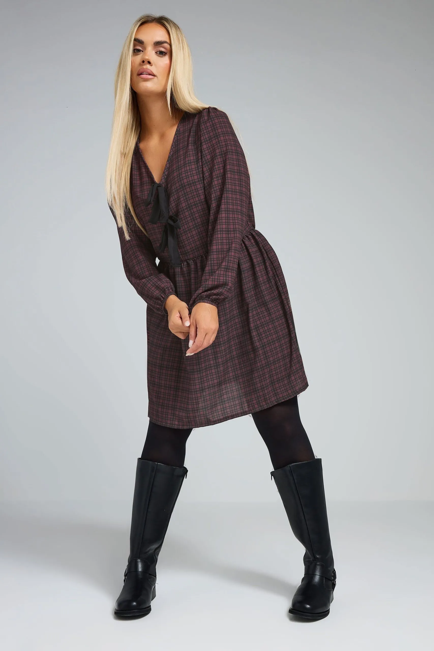 Bow Front Mini Dress