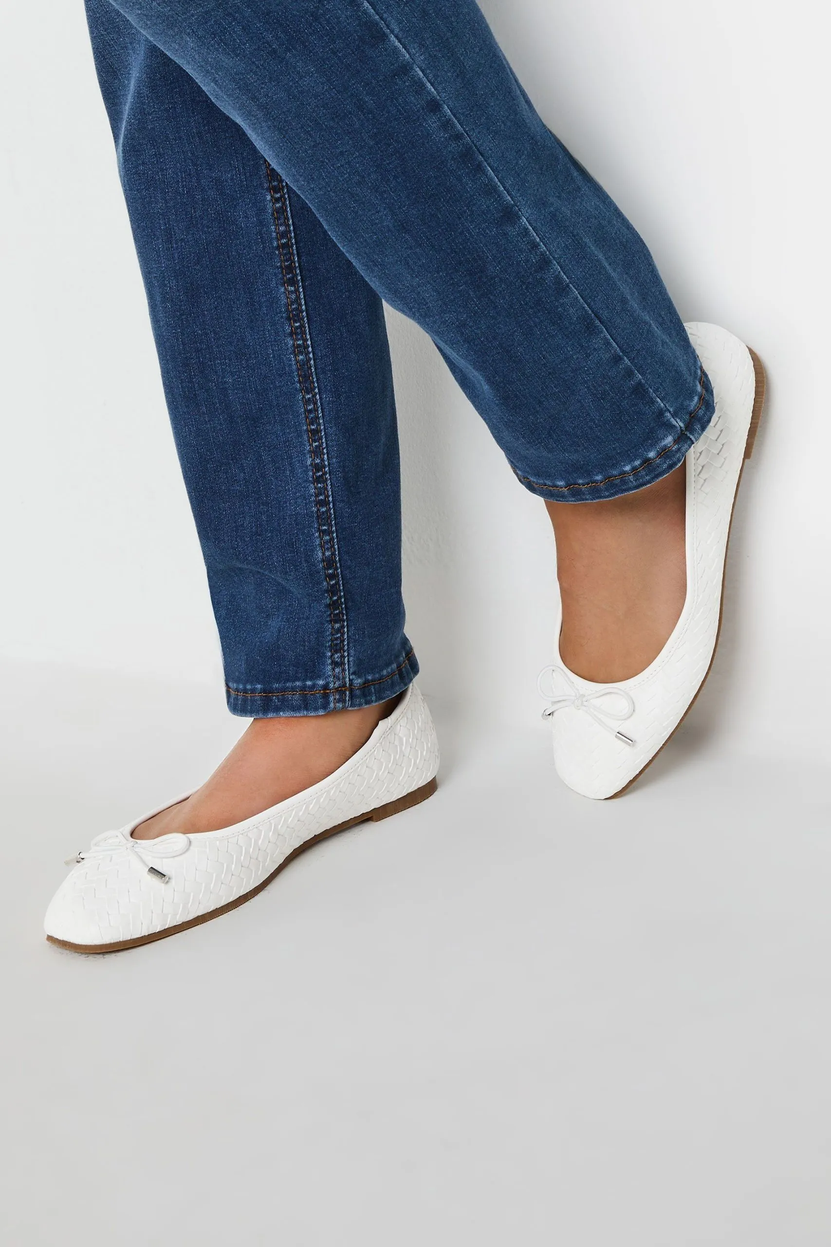 Woven Ballerina Pumps