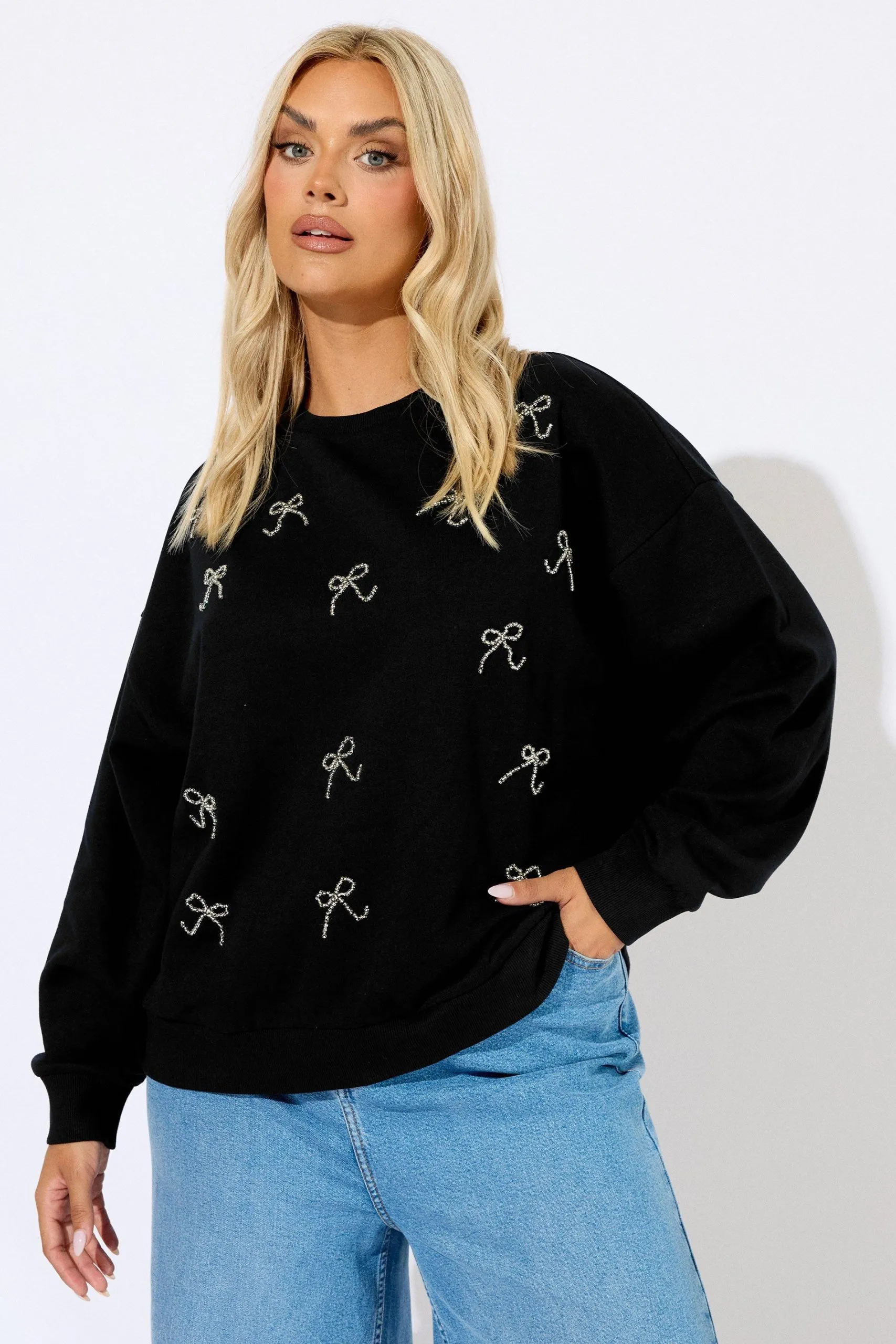 Bow Front Sweatshirt
